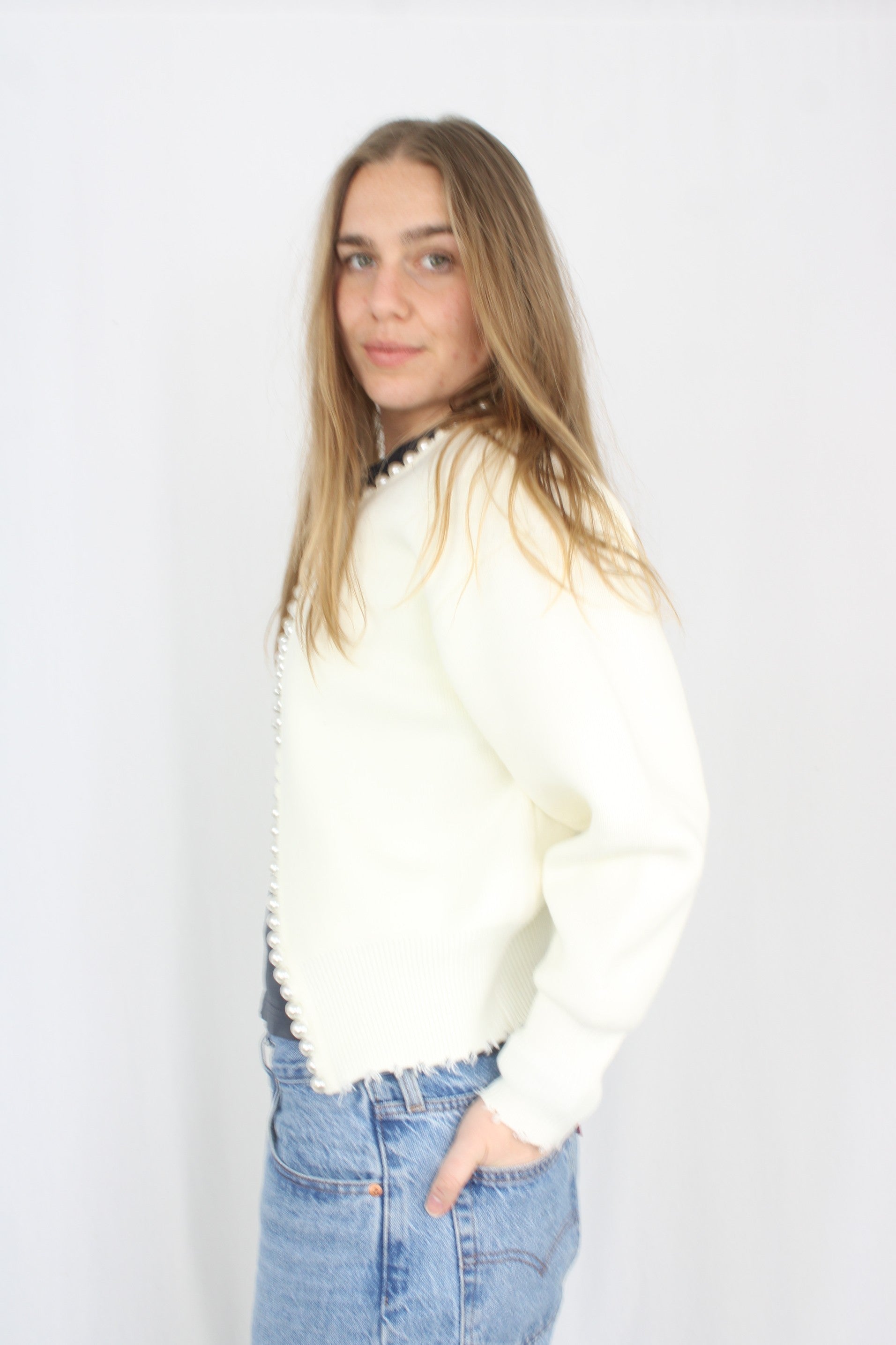 Vita Grace - Pearl Cardigan