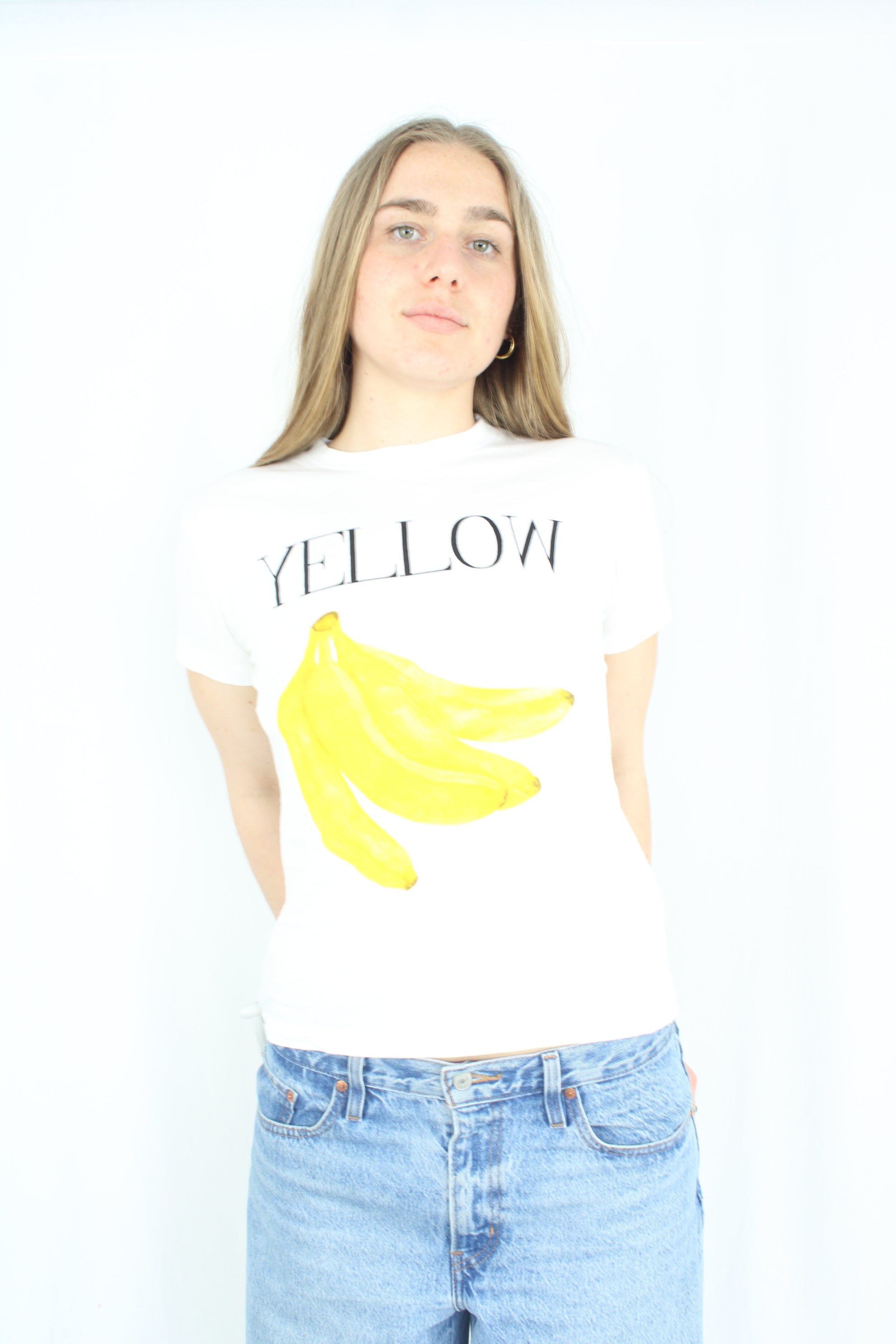 Ganni - Yellow Banana Tee