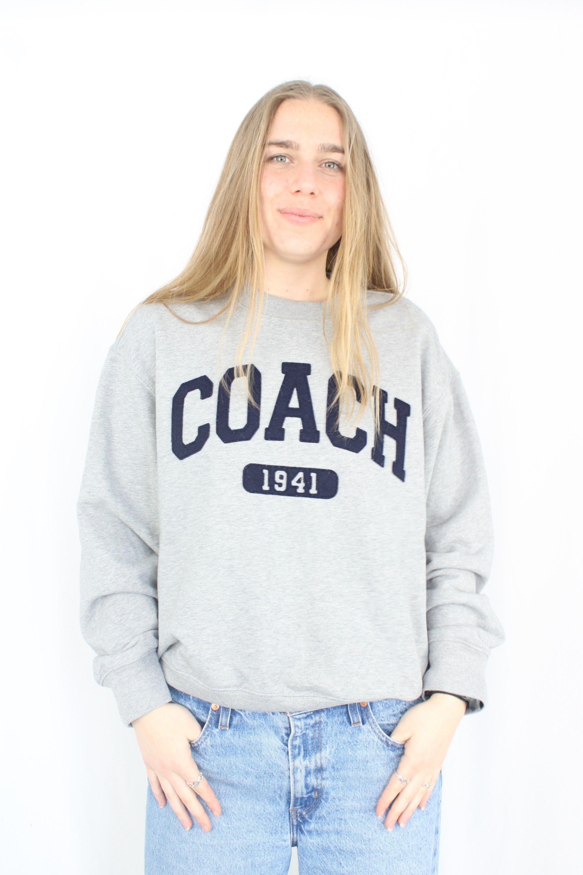 Coach - Sporty Signature Boyfriend Crewneck