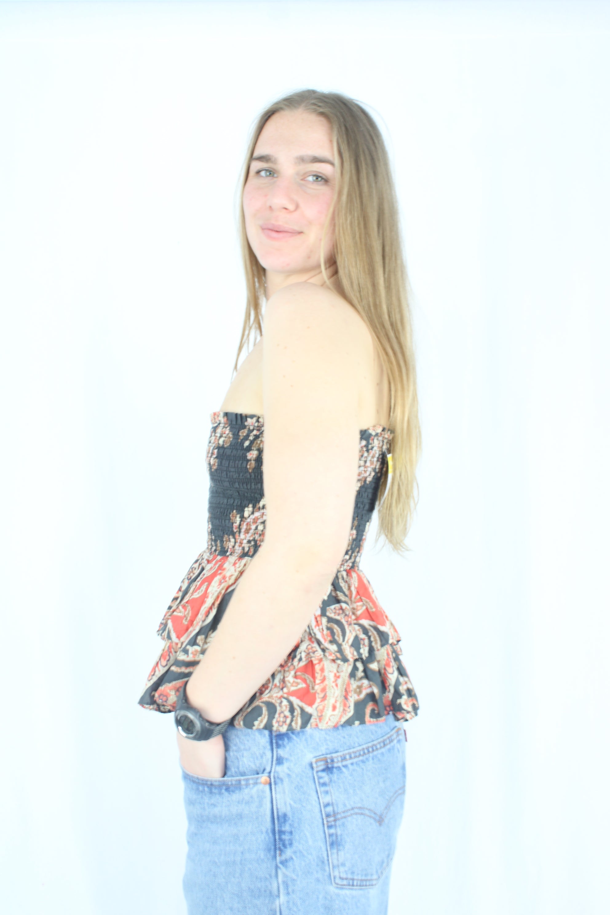 Isabel Marant Etoile - Shirred Ruffle Top