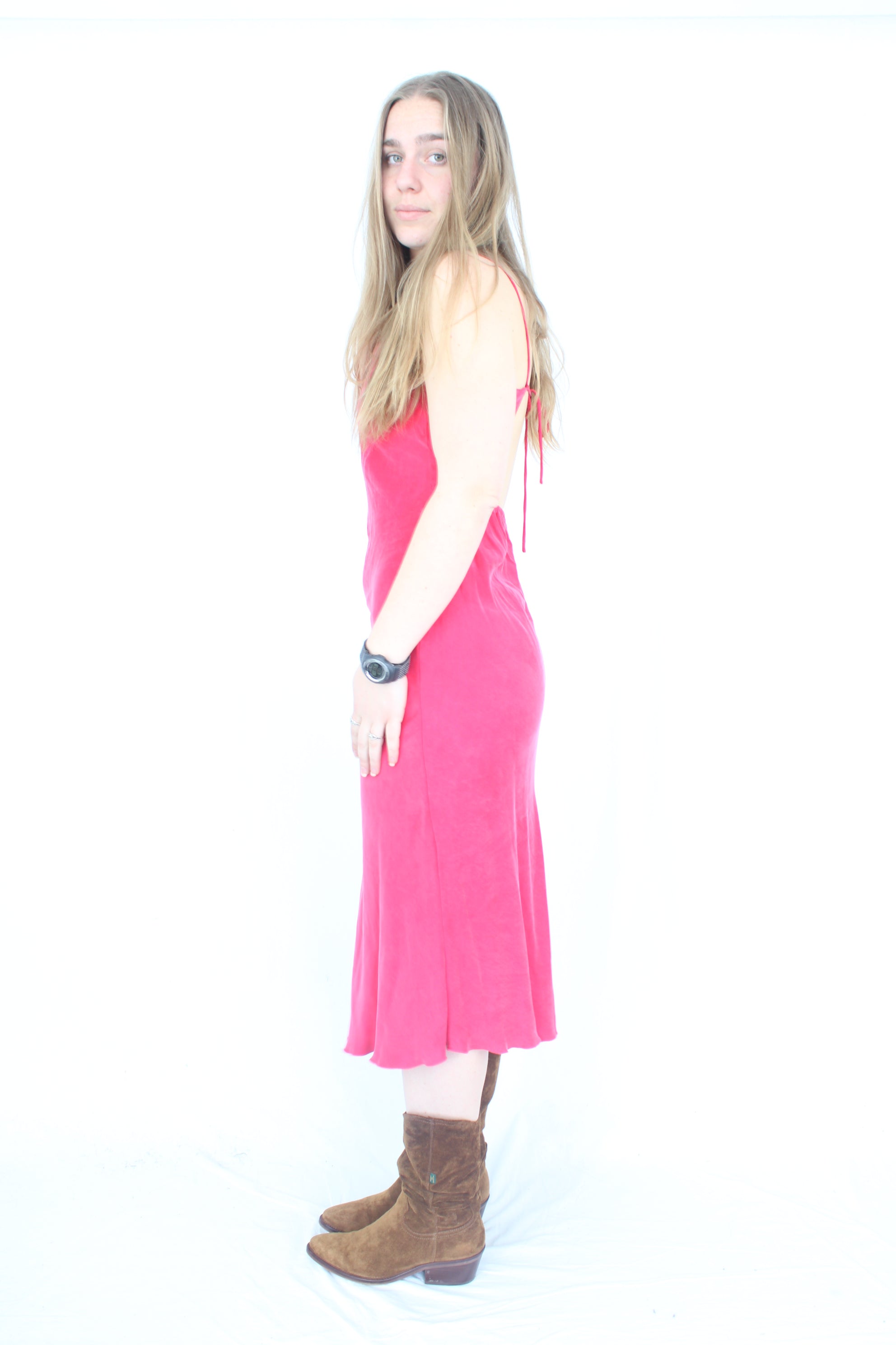 Djerf Avenue - Pink Cupro Dress