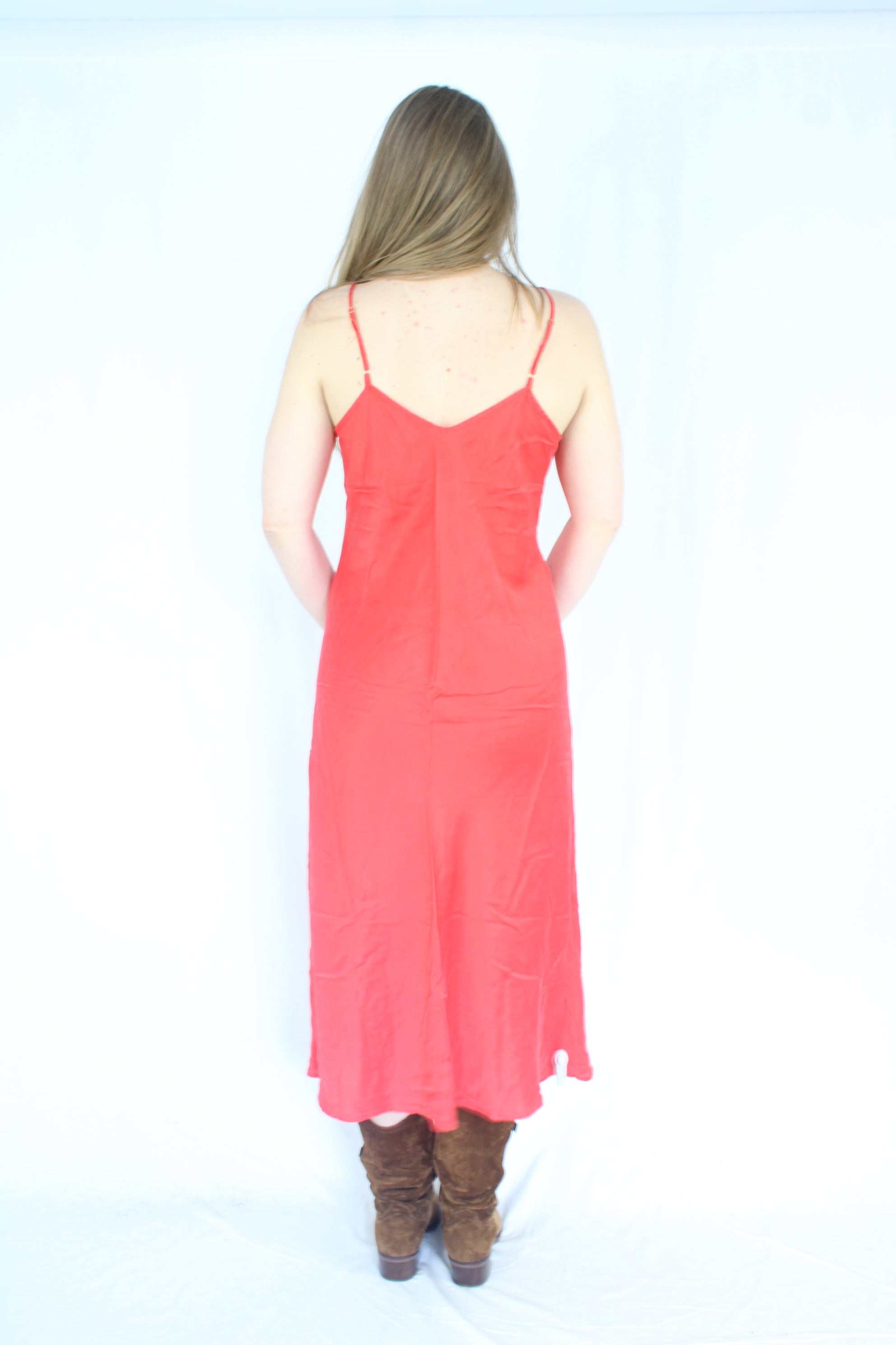 Silk Laundry - Red Slip Dress