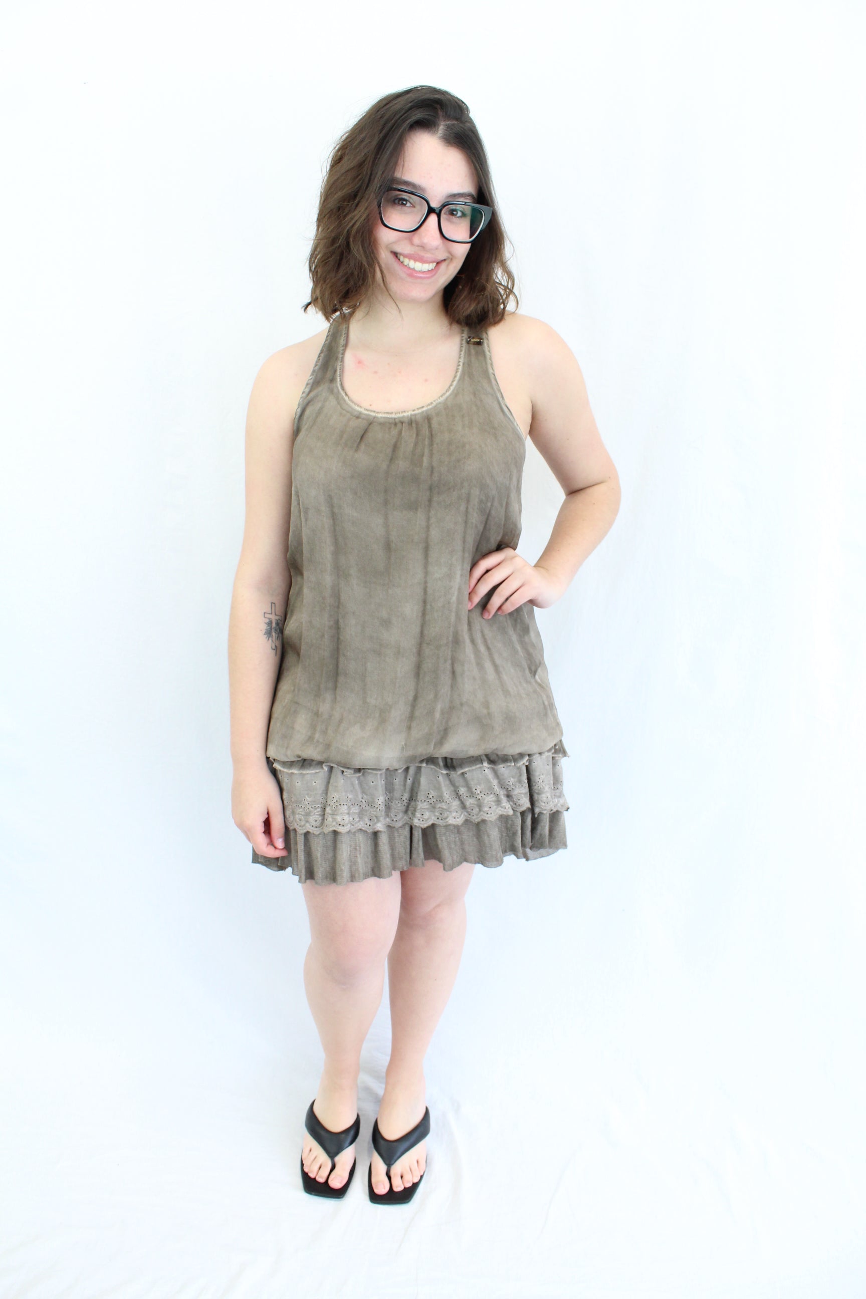 Gaudi - Ruffle Hem Dress