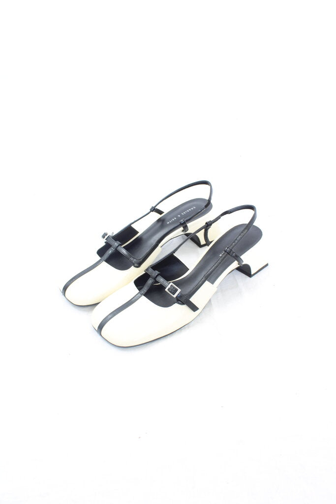 Charles & Keith - Square Toe Slingbacks