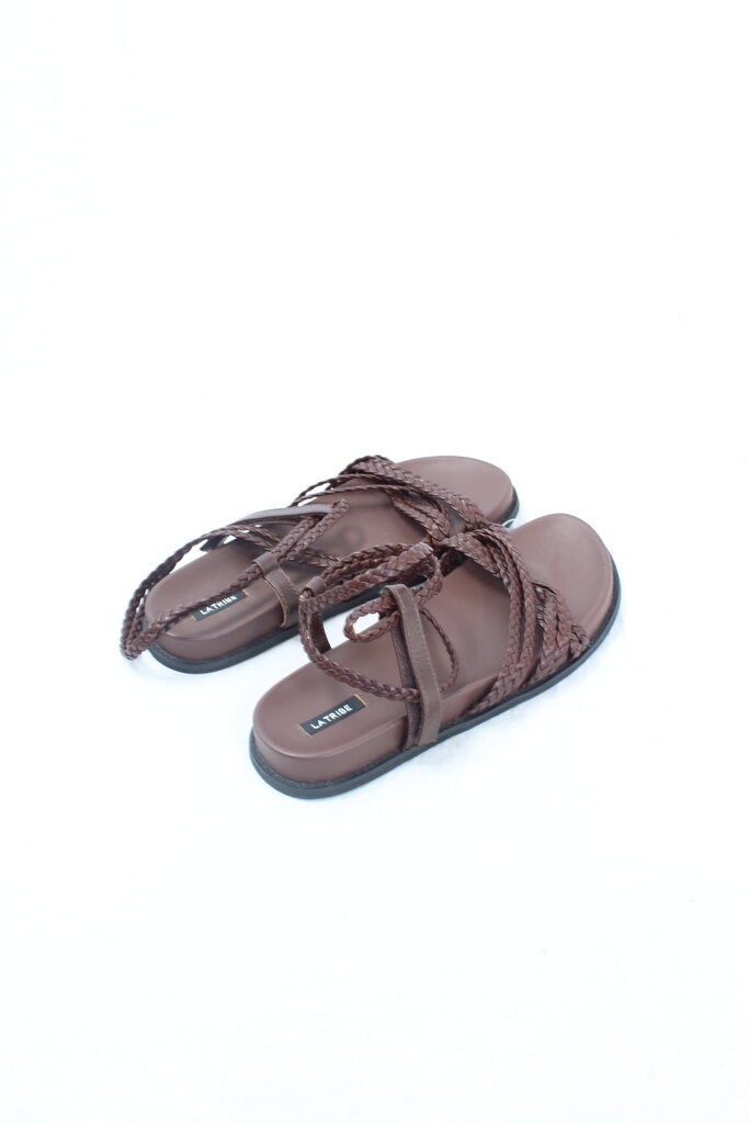 LA Tribe - Braided Strap Sandals