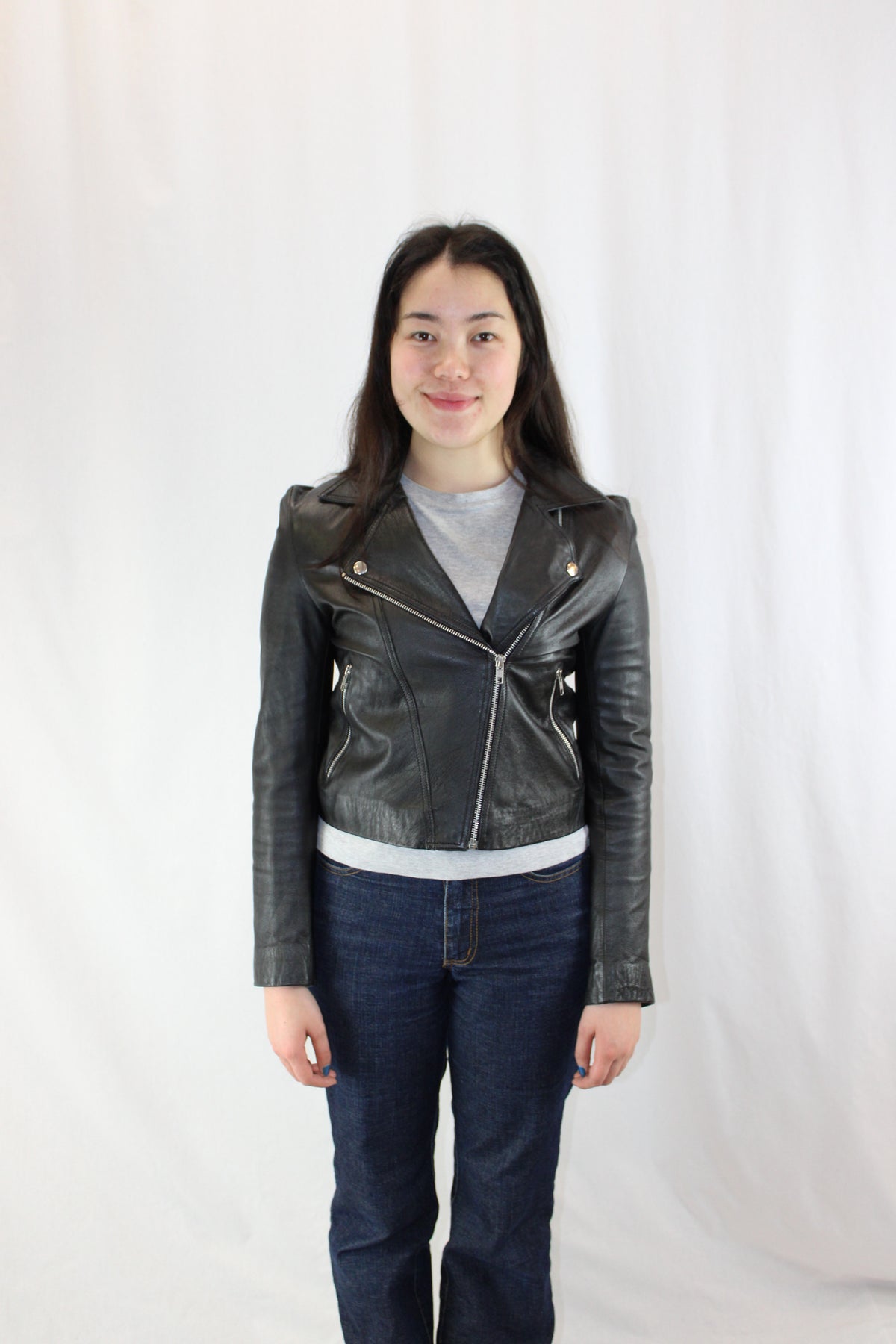 Echoes Of You - Leather Biker Jacket