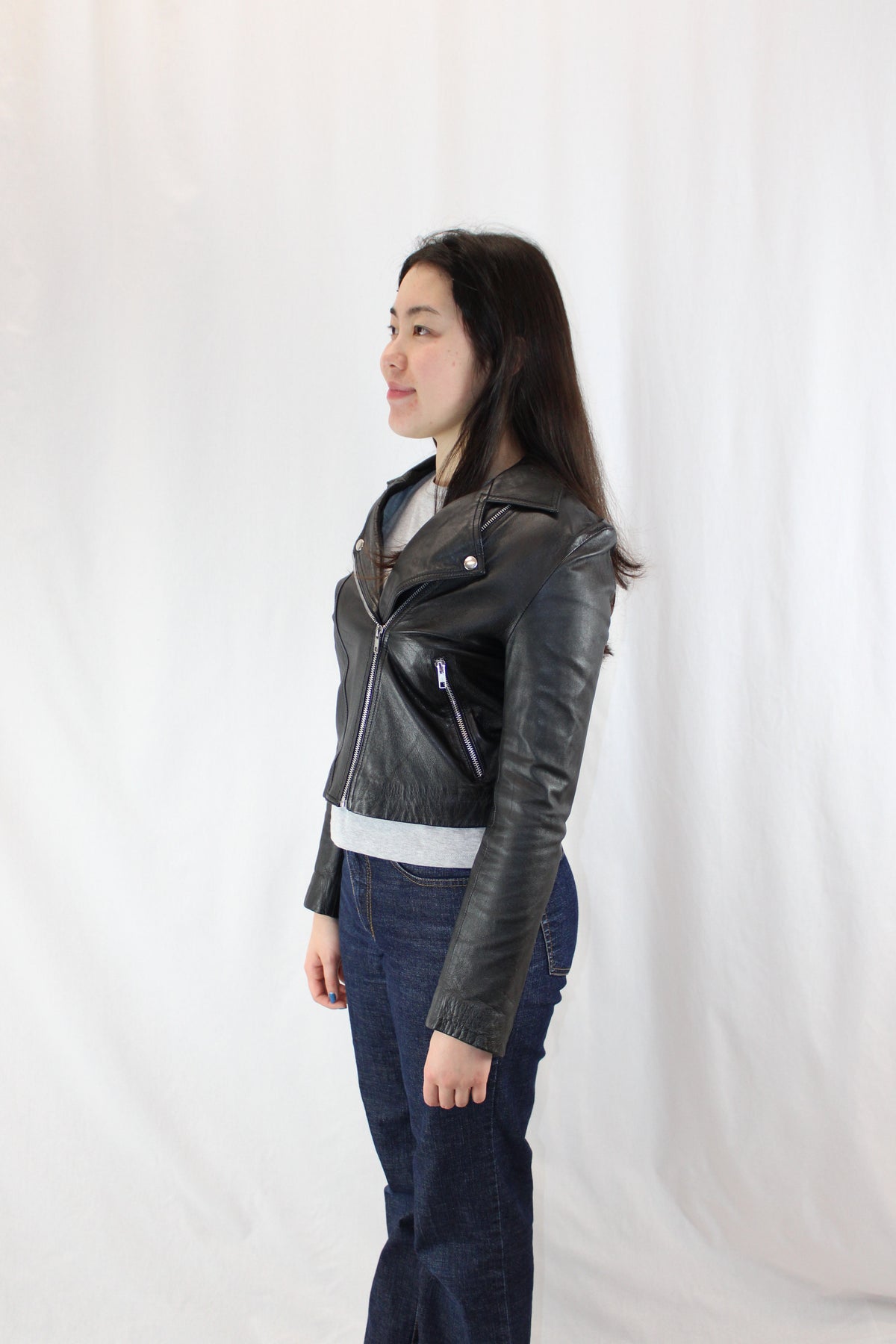 Echoes Of You - Leather Biker Jacket