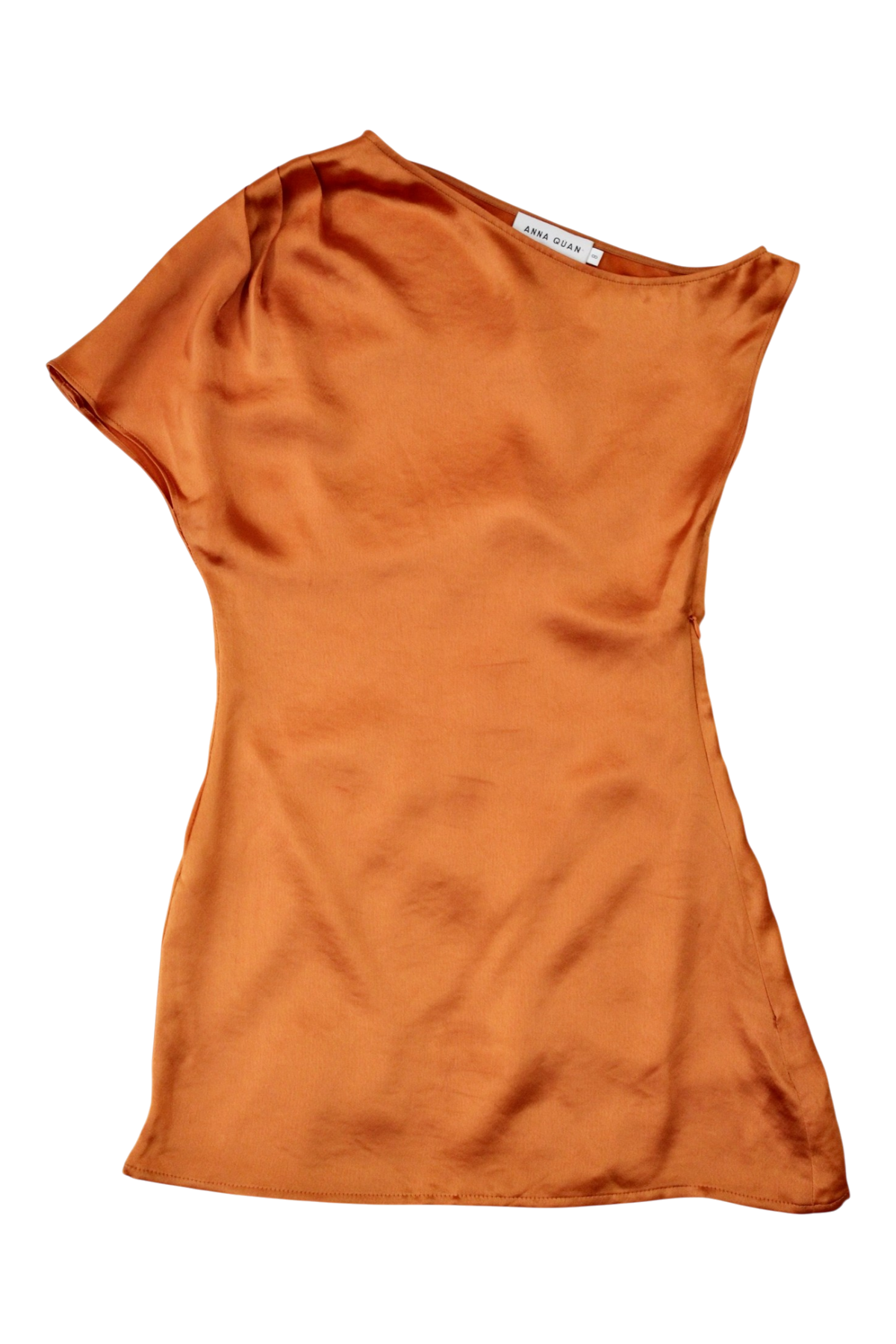 Anna Quan - Asymmetrical Satin Top