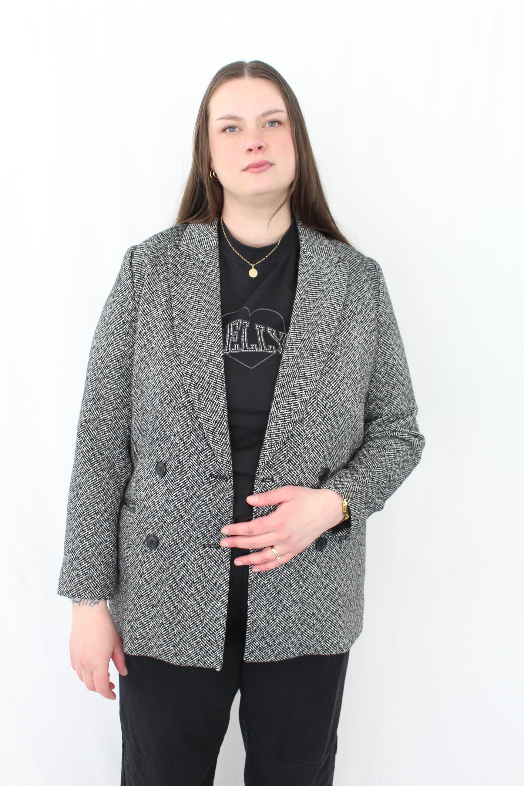 H&M - Herringbone Blazer