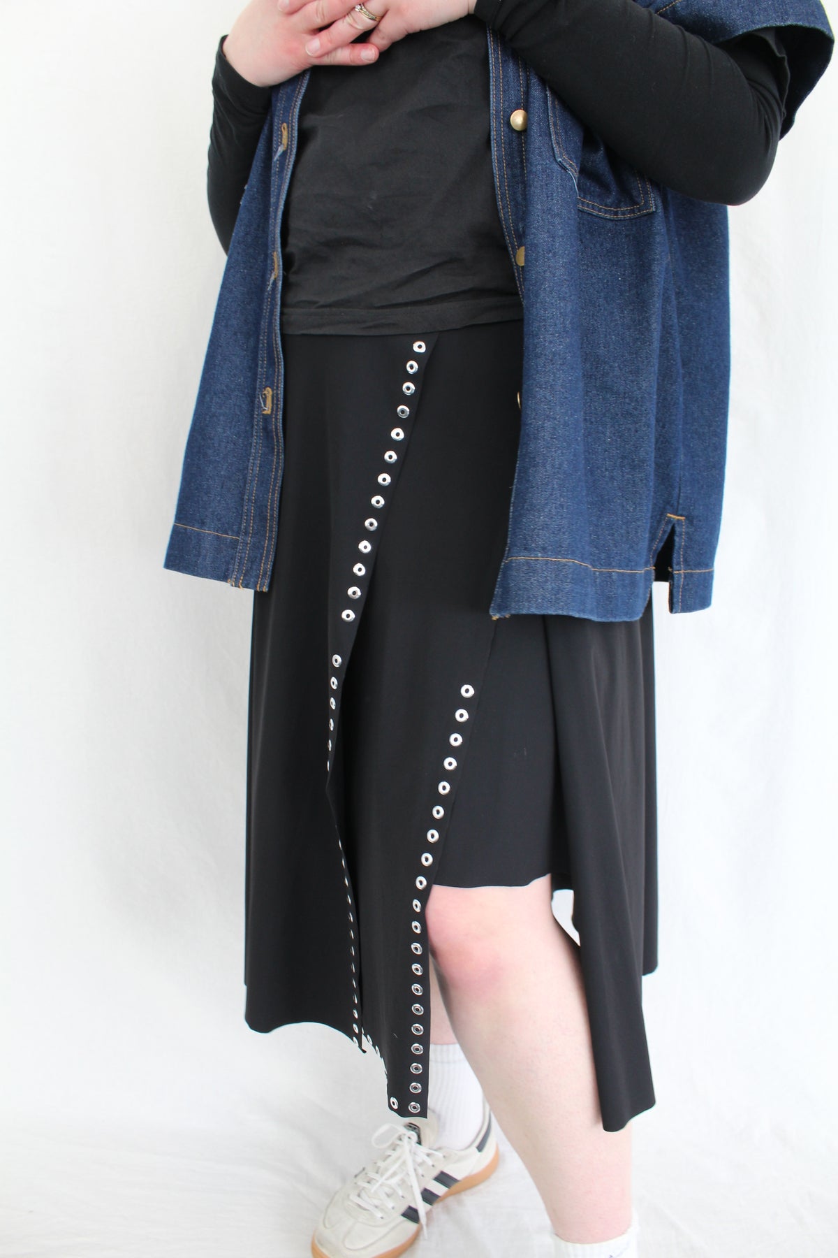 Paula Ryan - Eyelet Midi Skirt