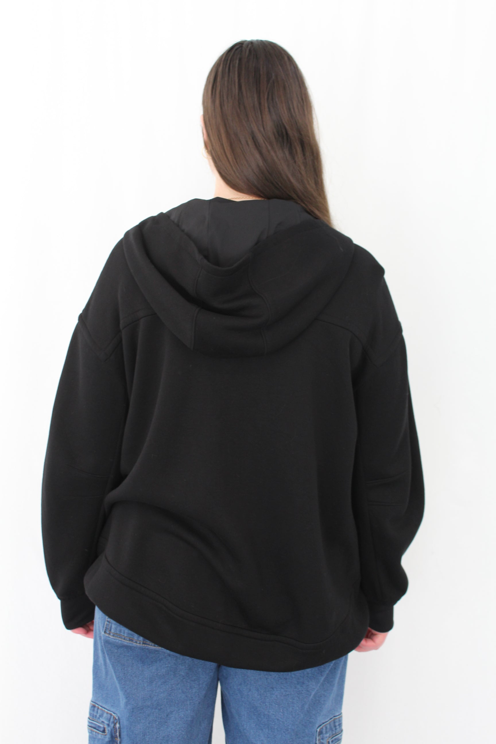 Tibi - Techy Viscose Zip Up Hoodie