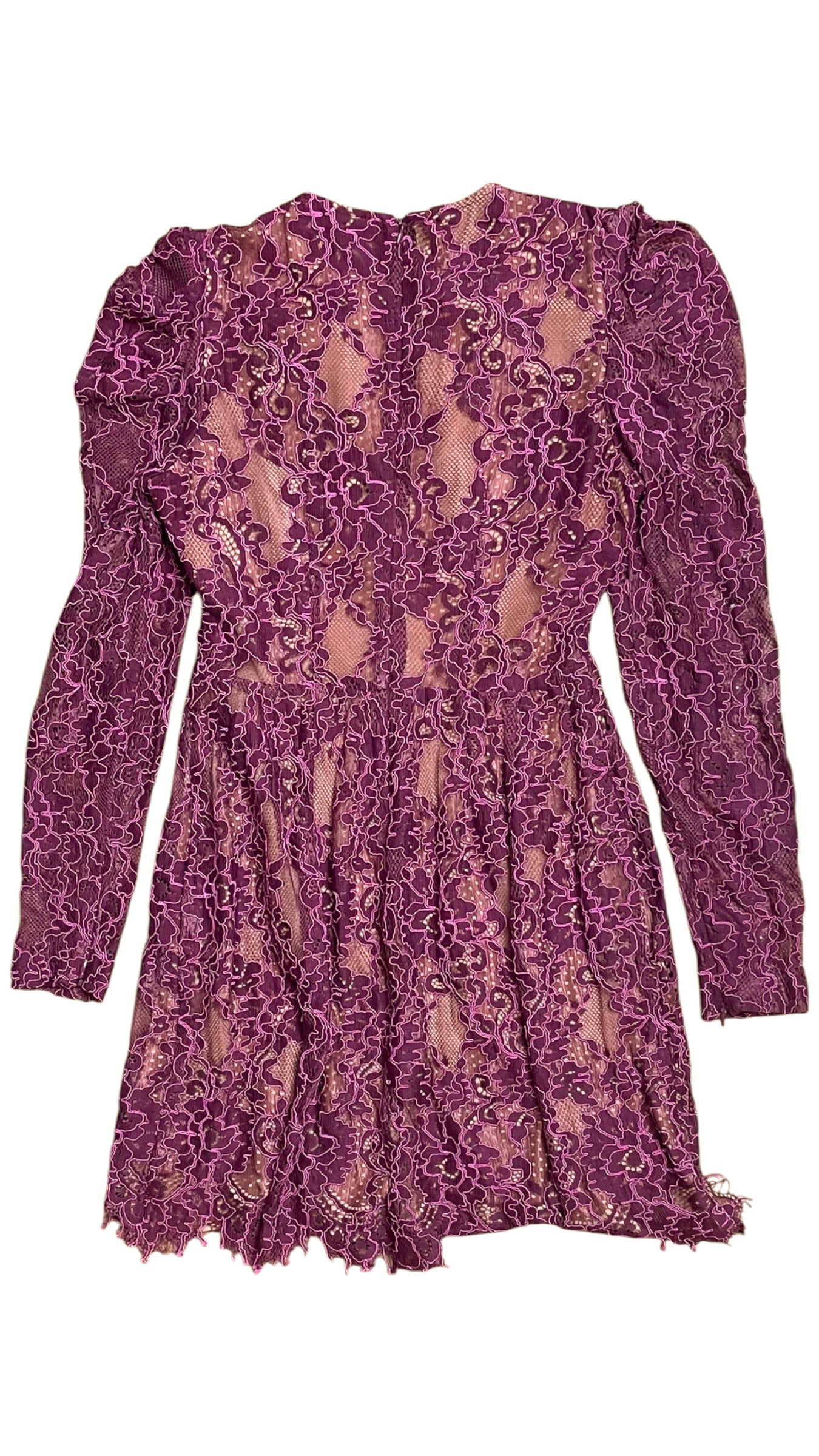 Michael Kors - Lace Puff Sleeve Dress