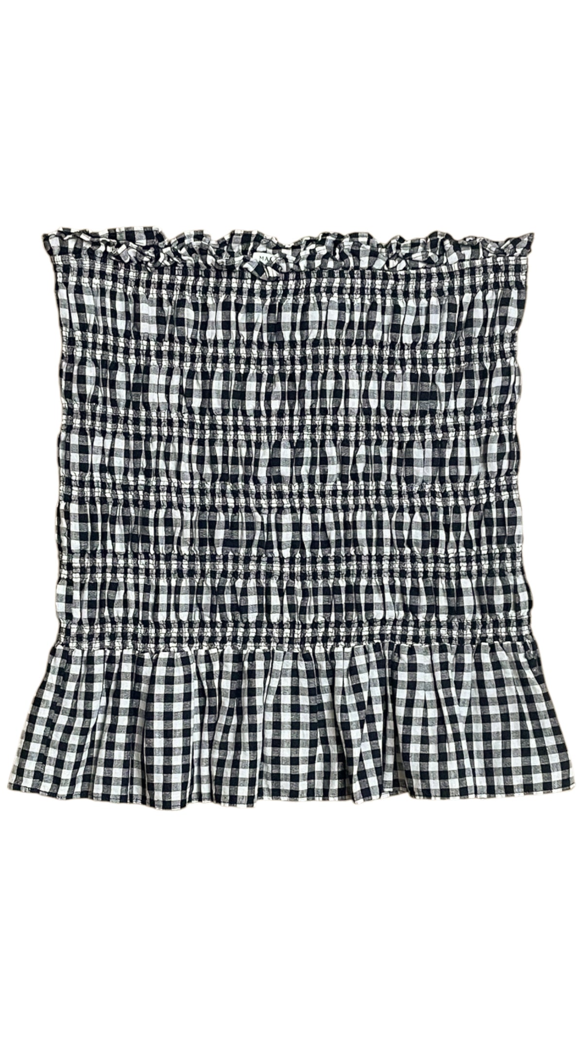 Marle - Gingham Strapless Top