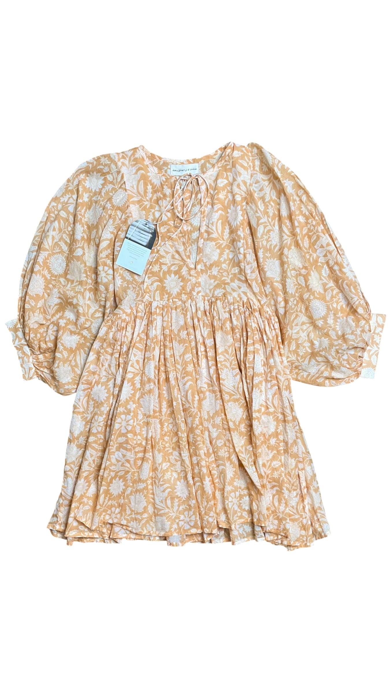 Daughters of India - Floral Cotton Floaty Dress