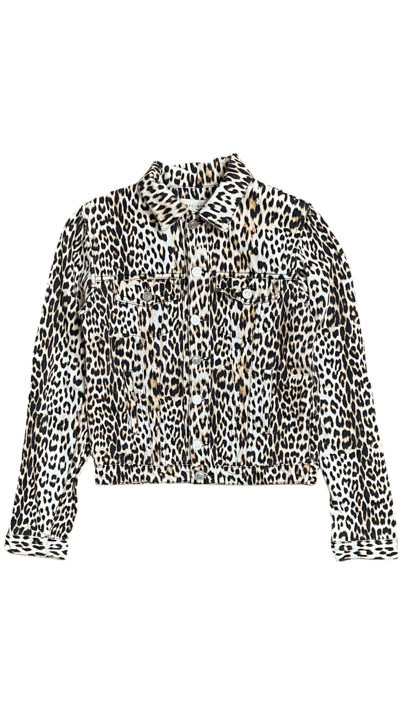 Bec & Bridge - Leopard Print Denim Jacket