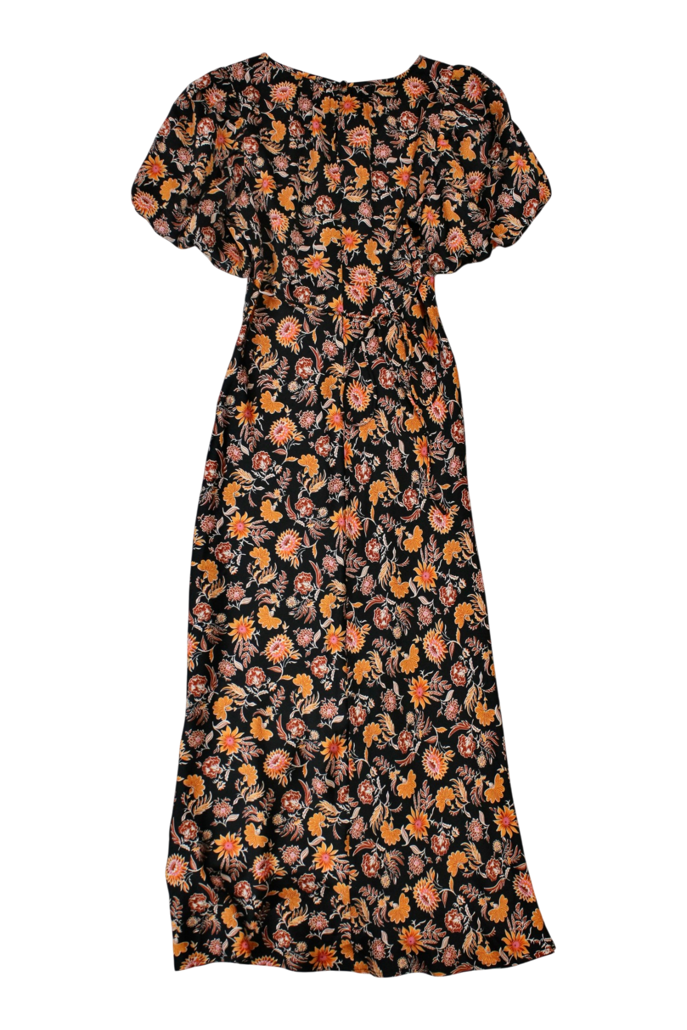 Stories Be Told - Patterned Satin Maxi Dress