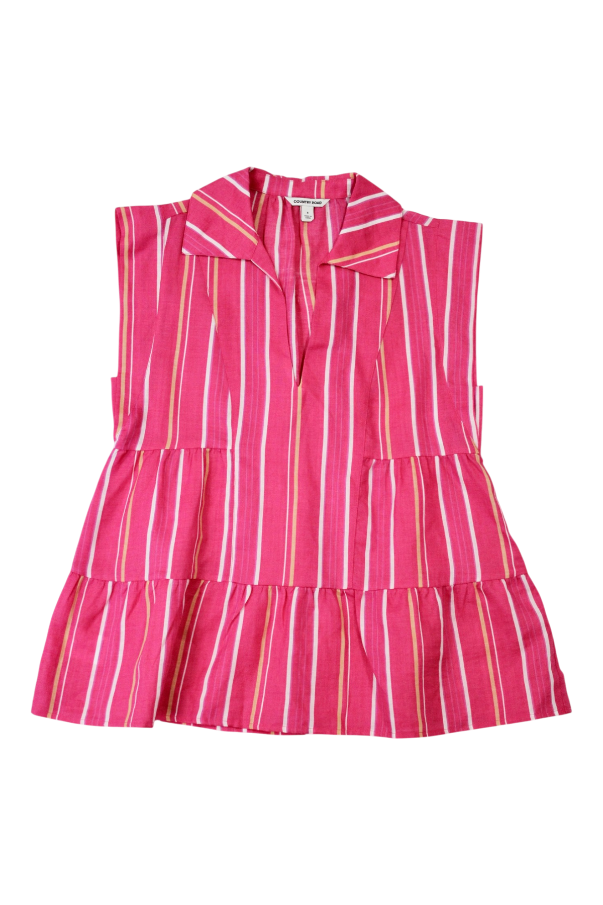 Country Road - Ramie Stripe Top