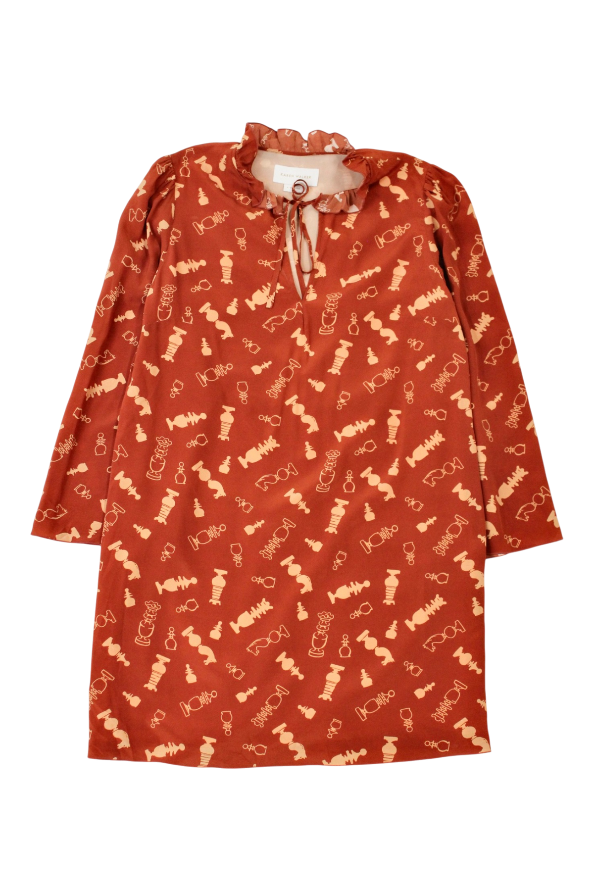 Karen Walker - Chess Print Mini Dress