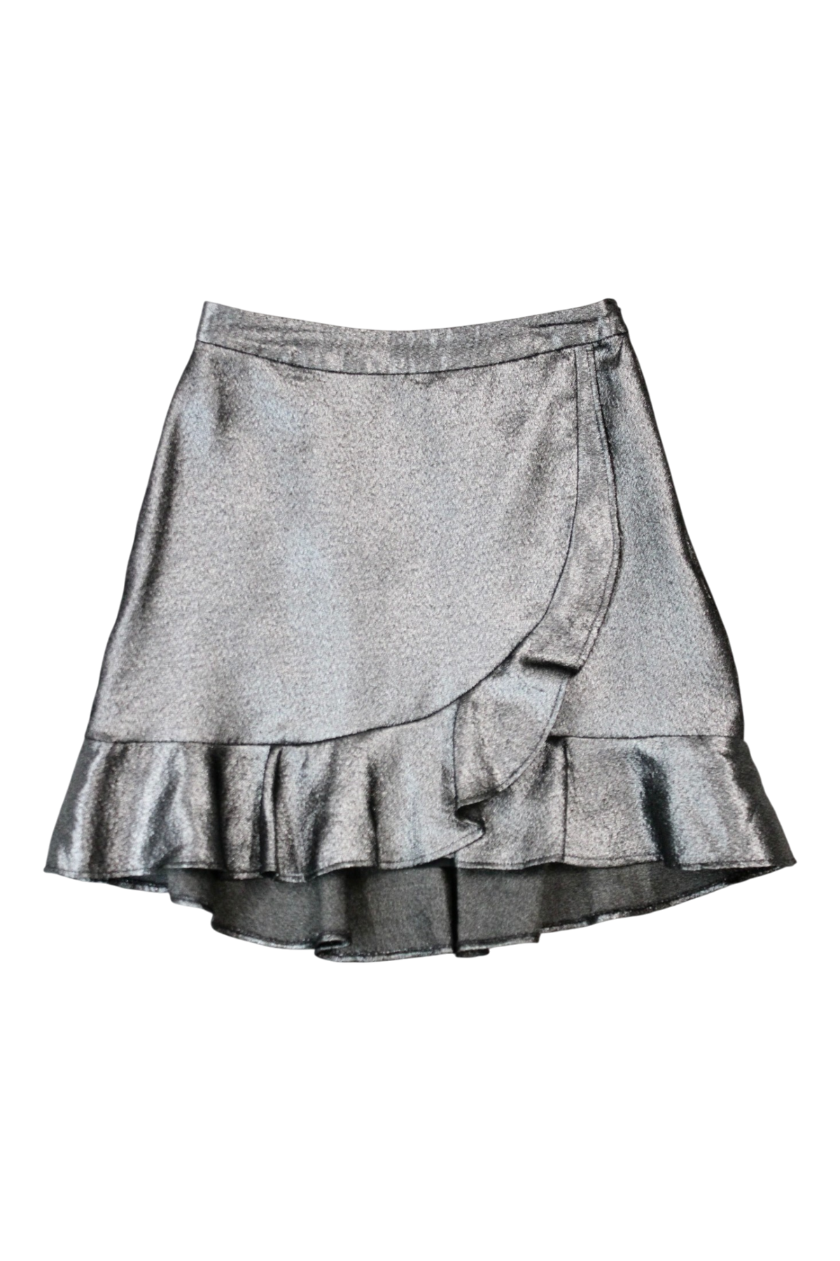 Ruby - Silver Mini Skirt