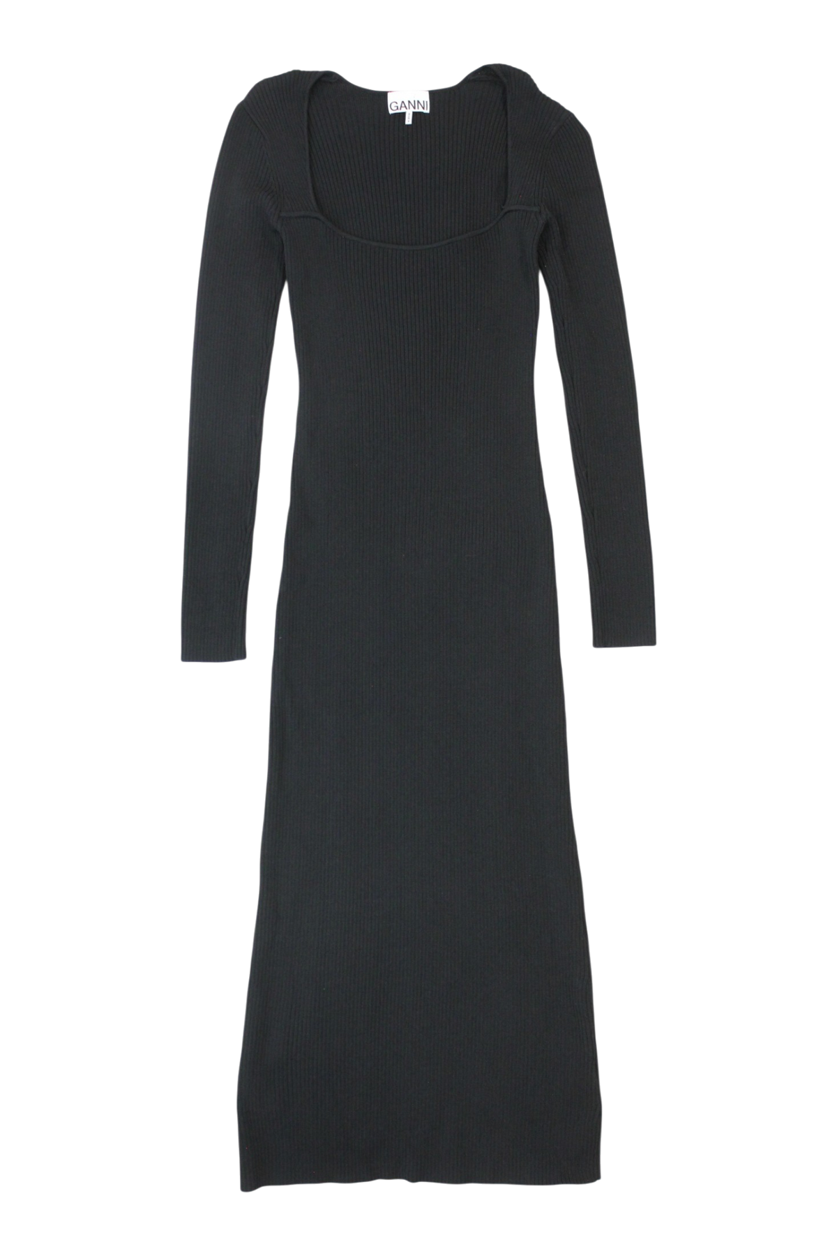 Ganni - Rib Knit Midi Dress