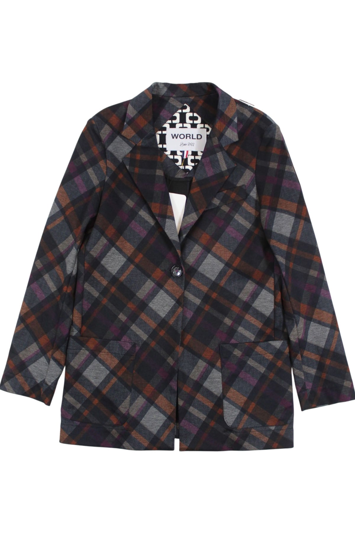 World - Plaid Blazer