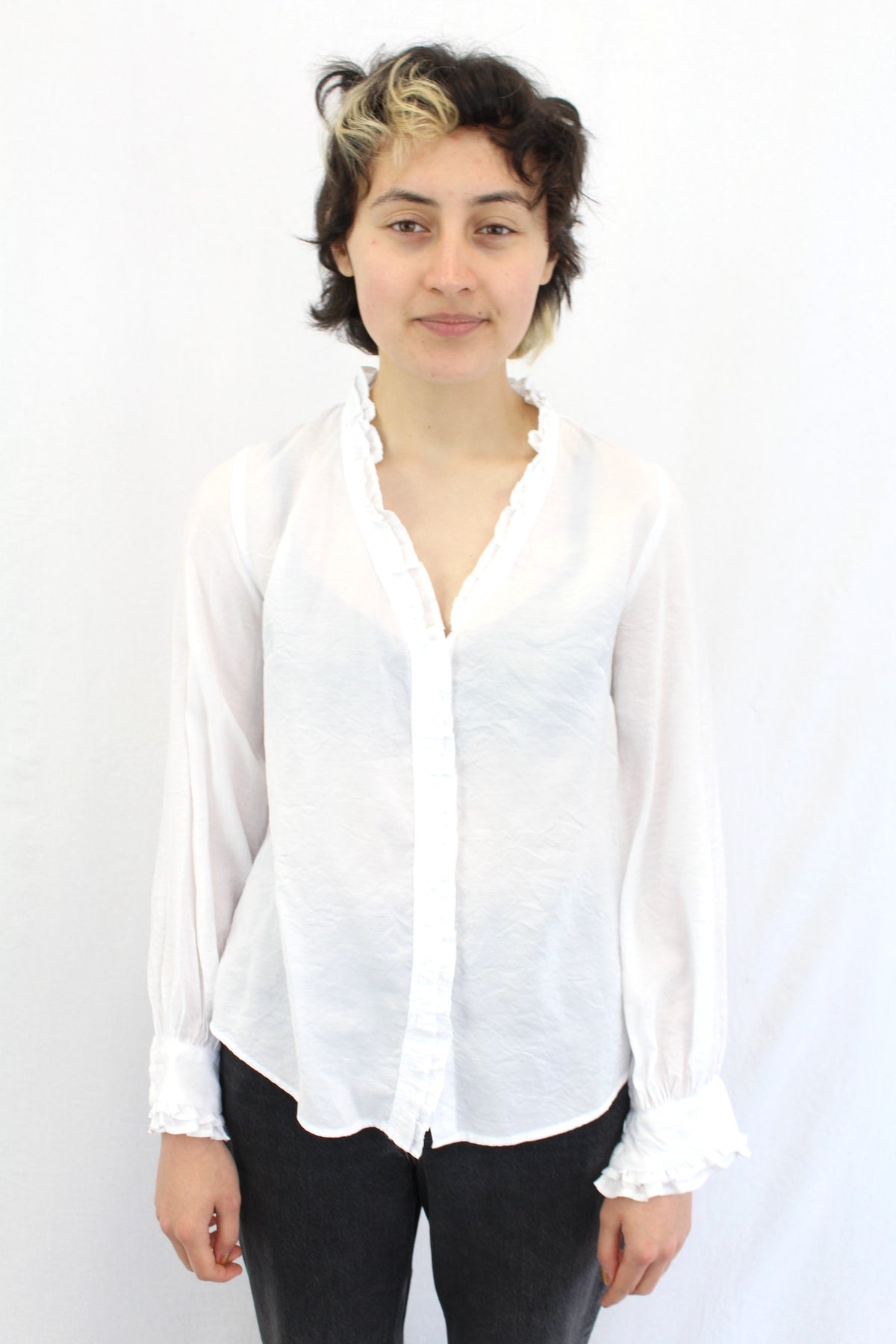 Blak Luxe - Frill Blouse