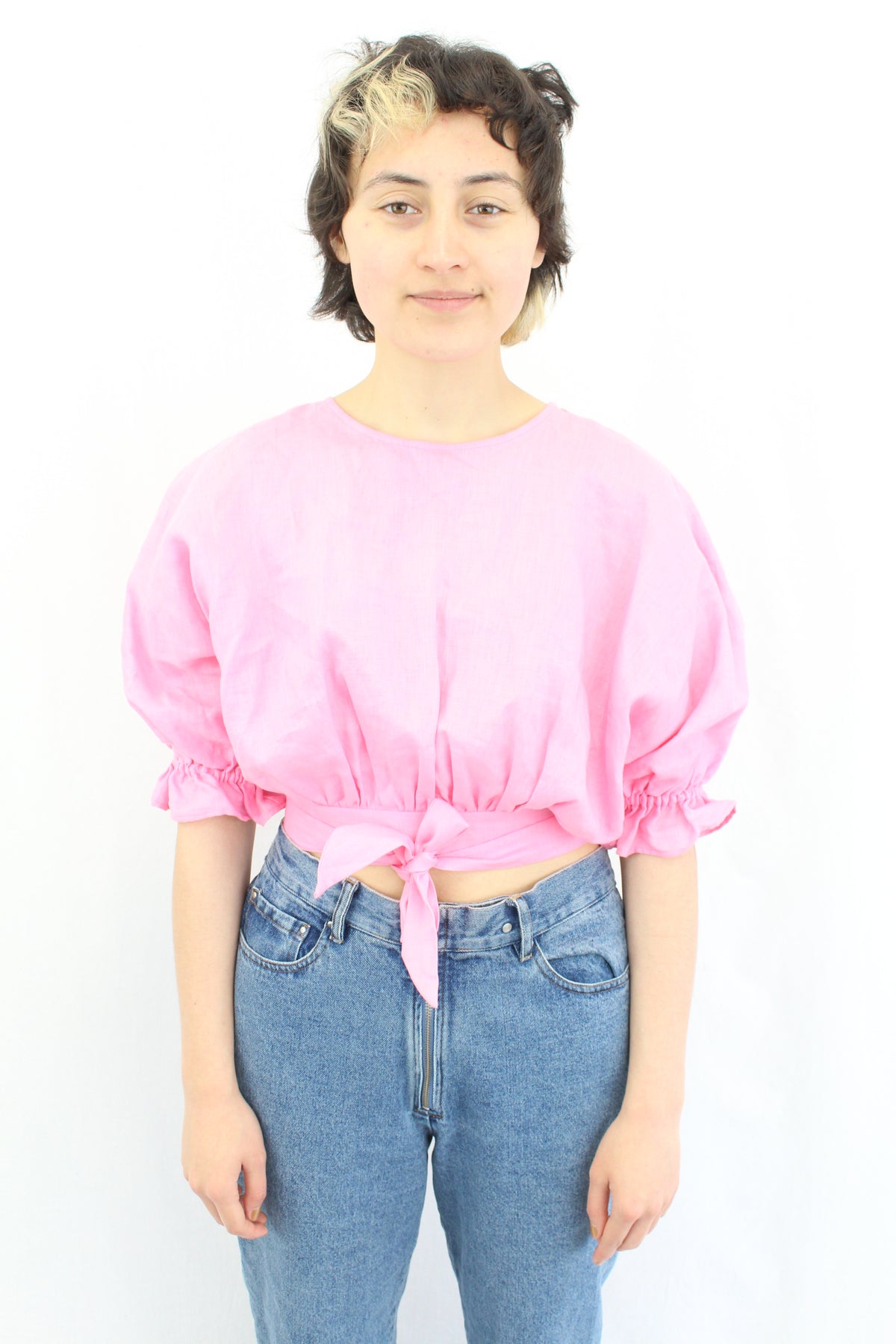 Caitlin Crisp - Linen Crop Top