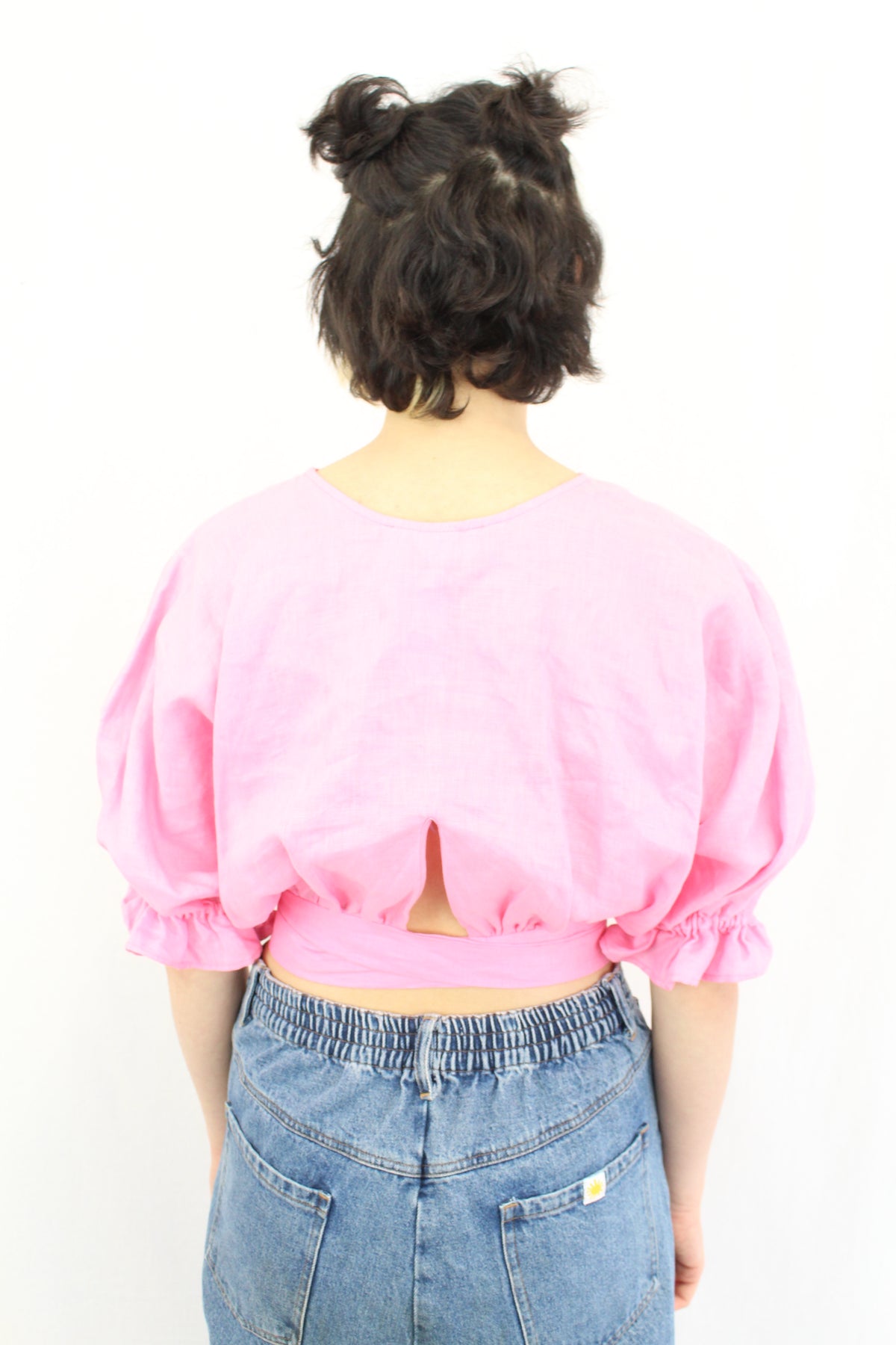 Caitlin Crisp - Linen Crop Top