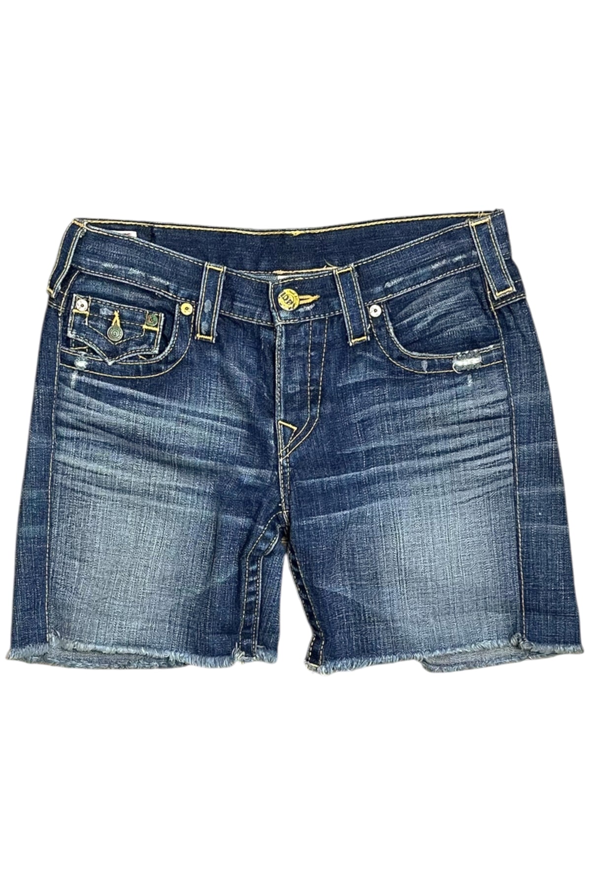 Cut-Off Denim Shorts