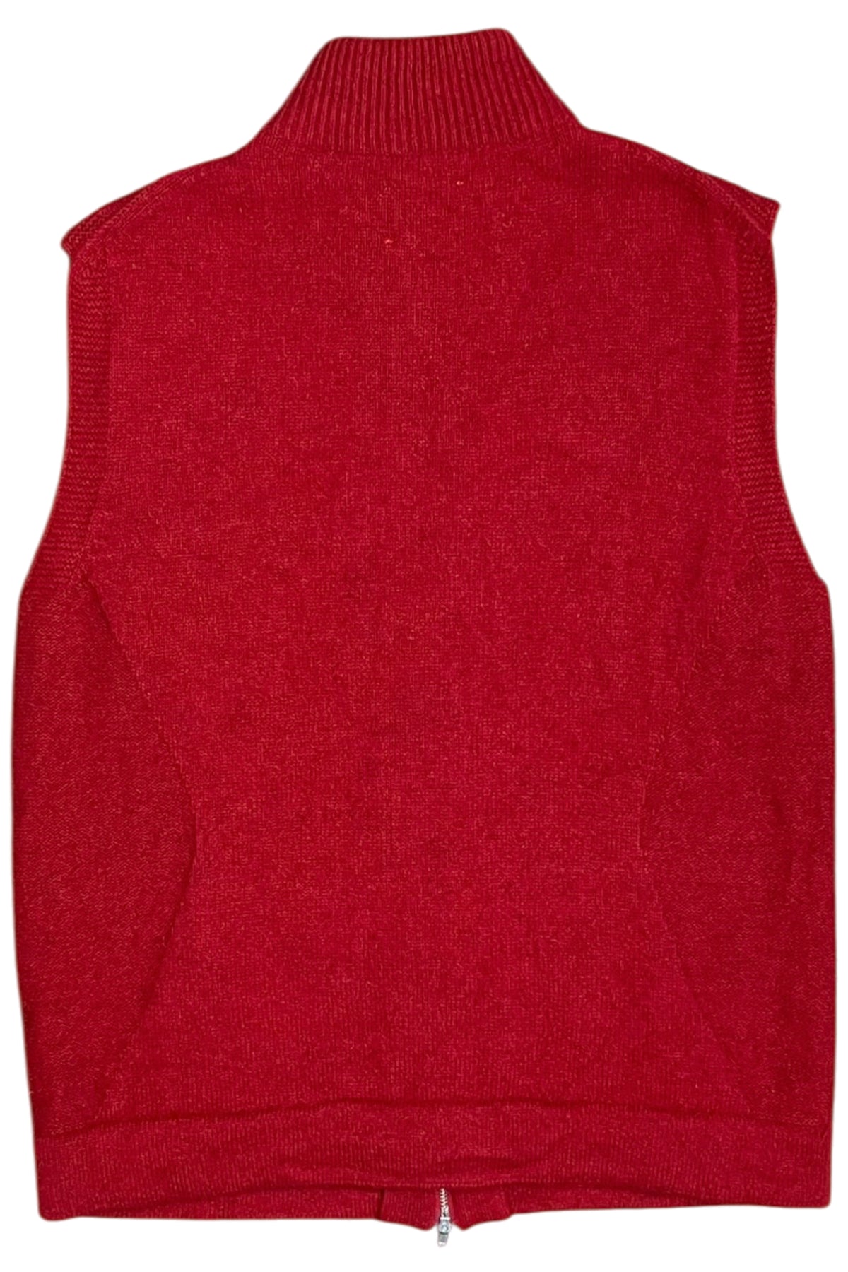 Merino Blend Zip-Up Vest