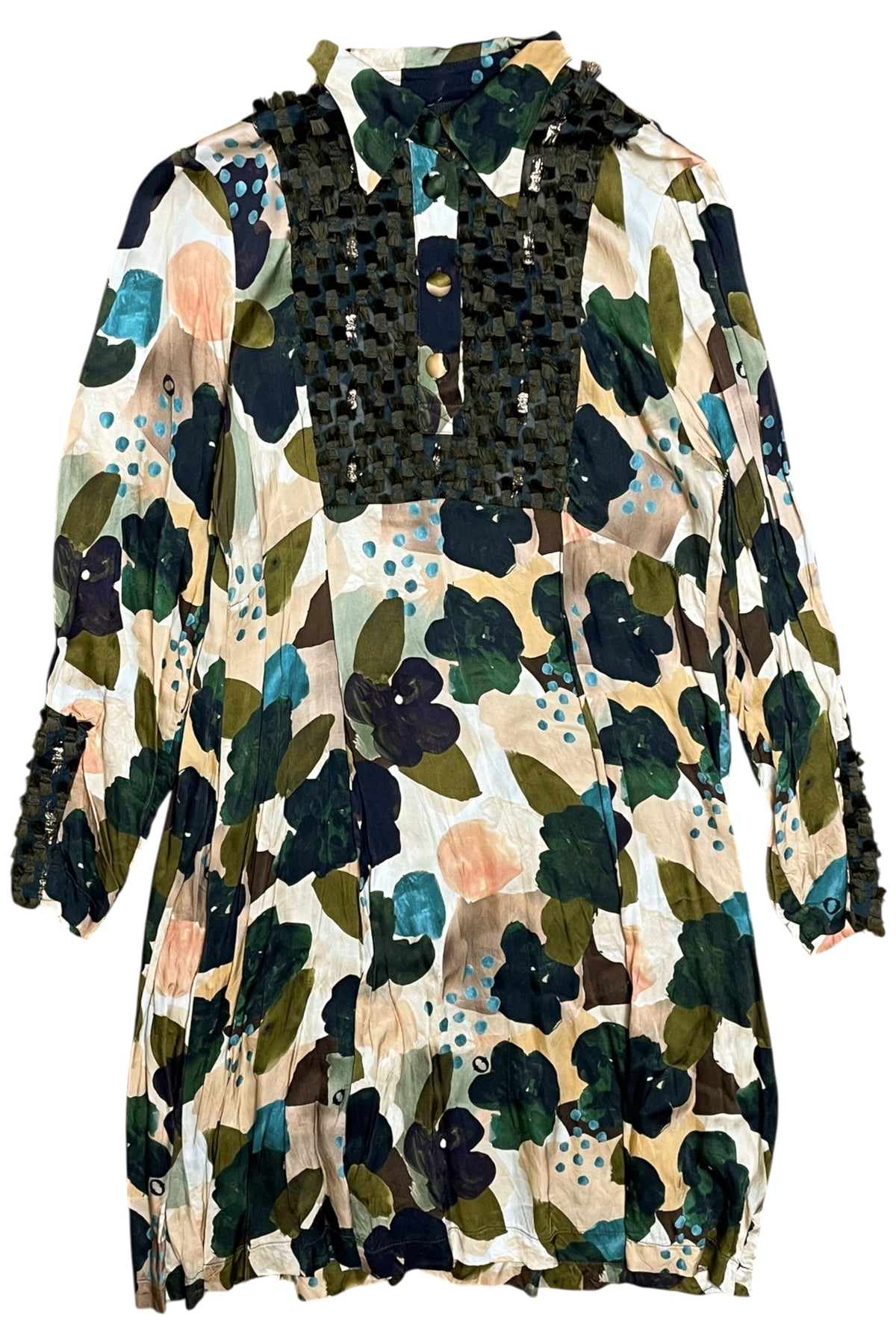 Watercolour Print Dress