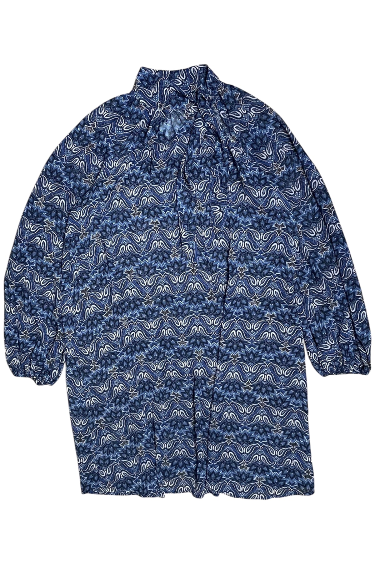 Semi-Sheer Paisley Dress
