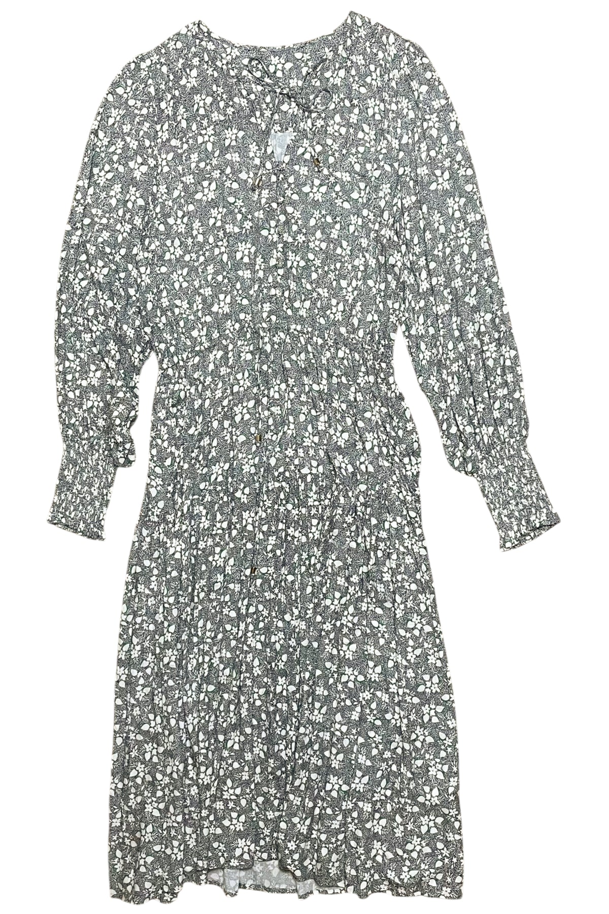 Flowy Floral Patterned Maxi Dress