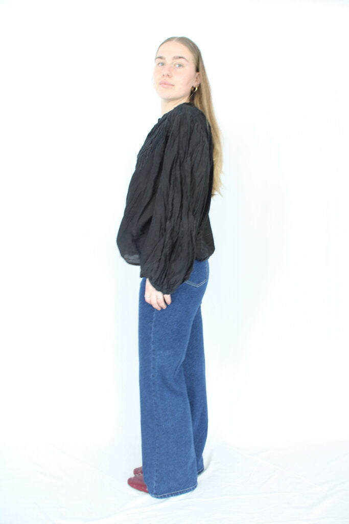 Kookai - Wide Leg Indigo Jeans