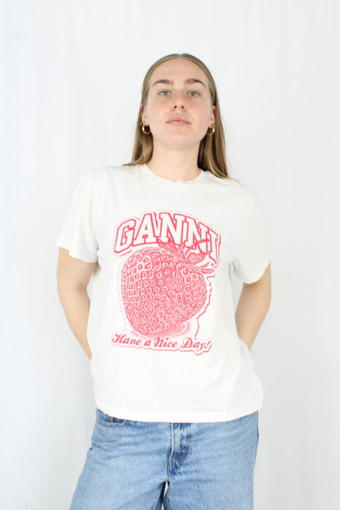 Ganni - Strawberry Tee