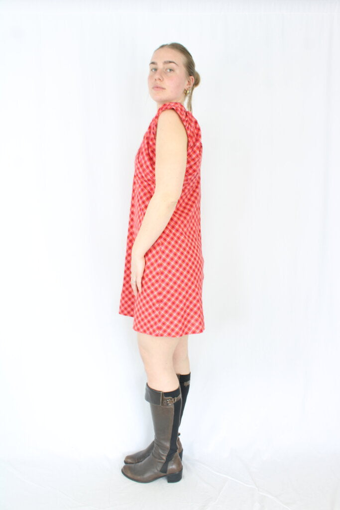 Ruby - Raquel Tartan Mini Dress