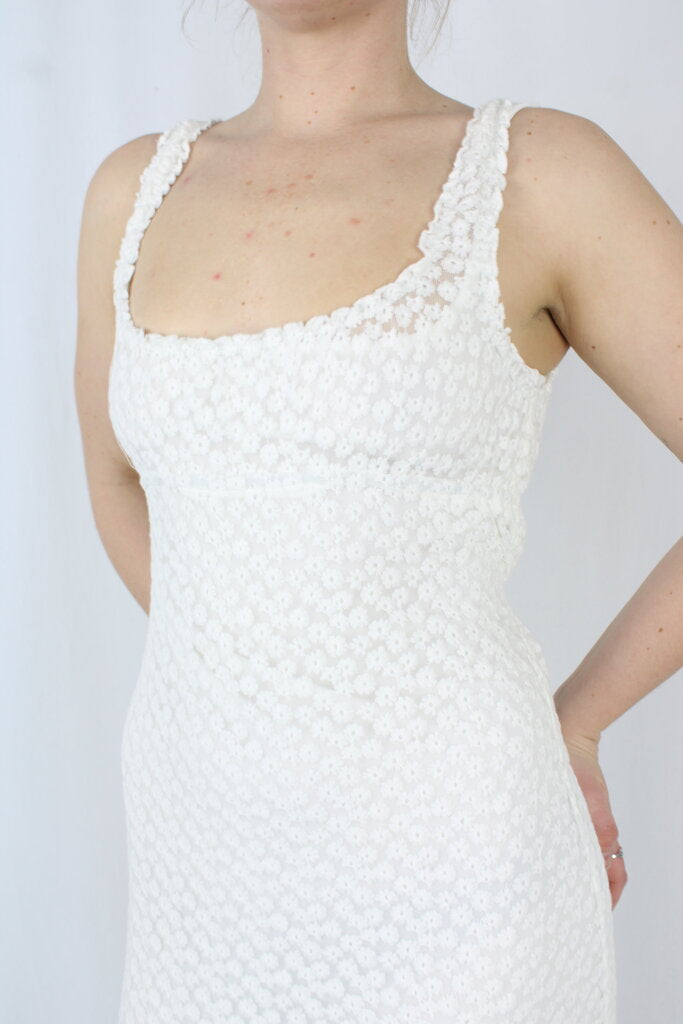 We Wore What - Eyelet Slip Dress