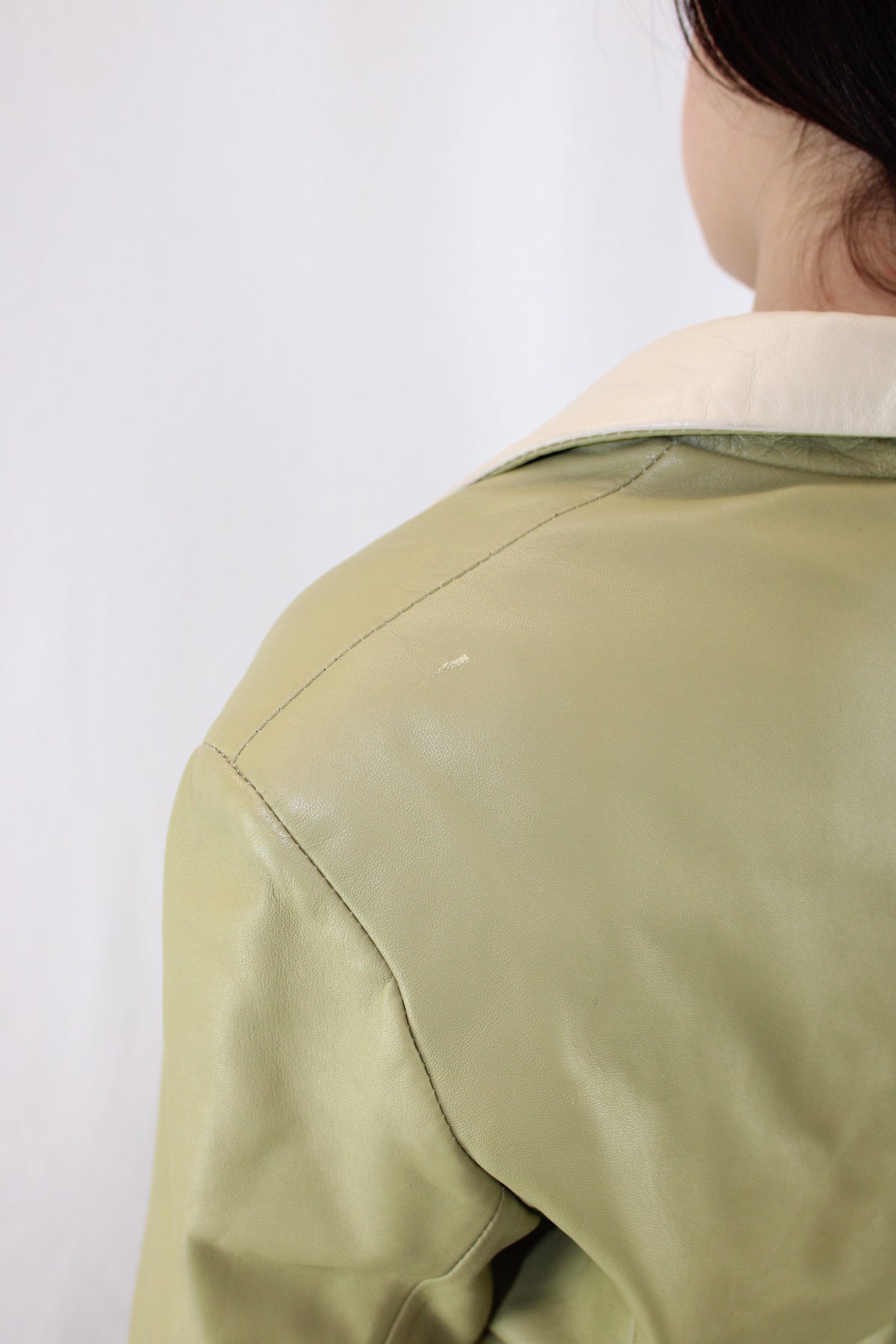 Peruzzi - Leather Jacket With Tie