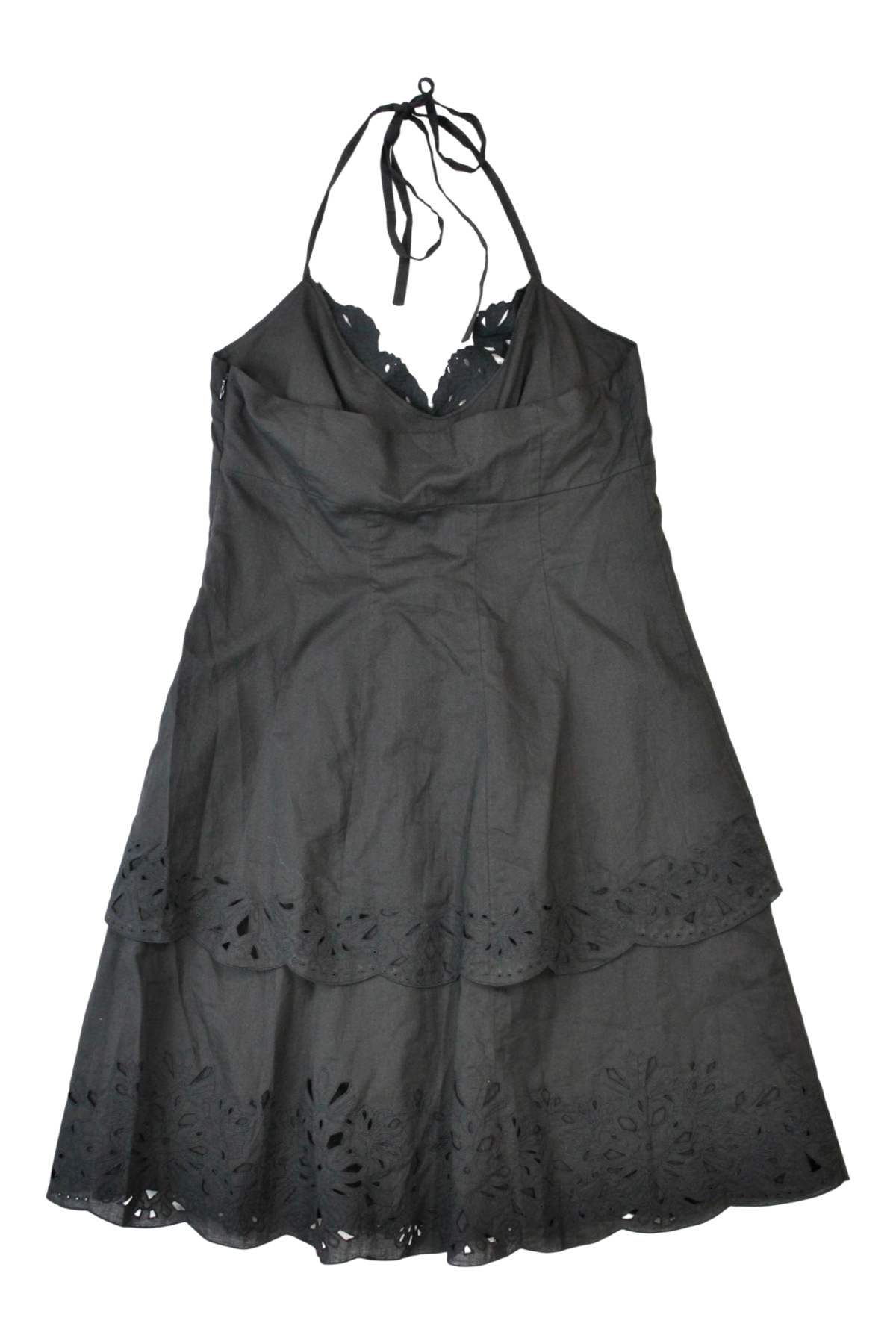 Karen Millen - Broderie Anglaise Halter Dress