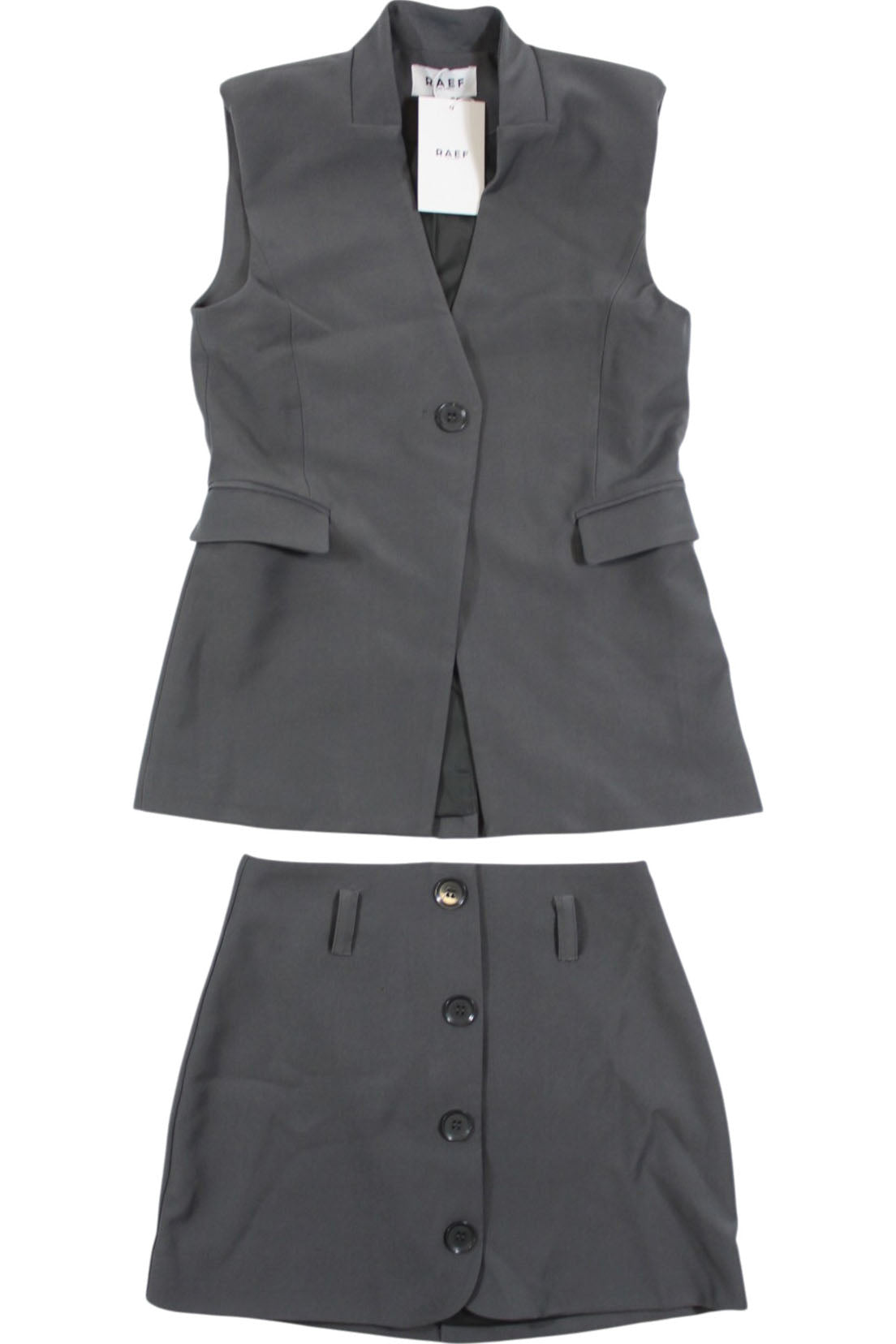 raef - Vest/Mini Skirt Set