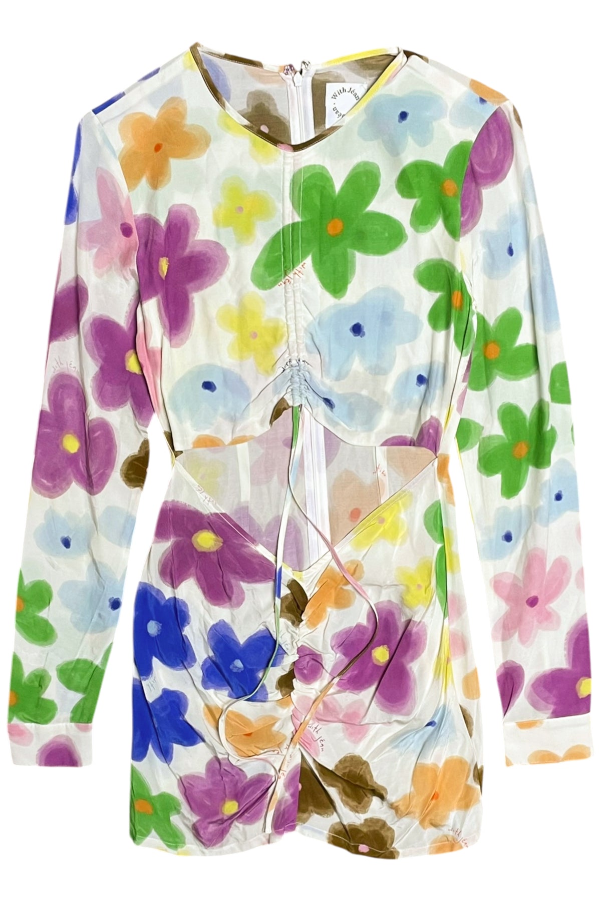 With Jean - Floral Mini Dress