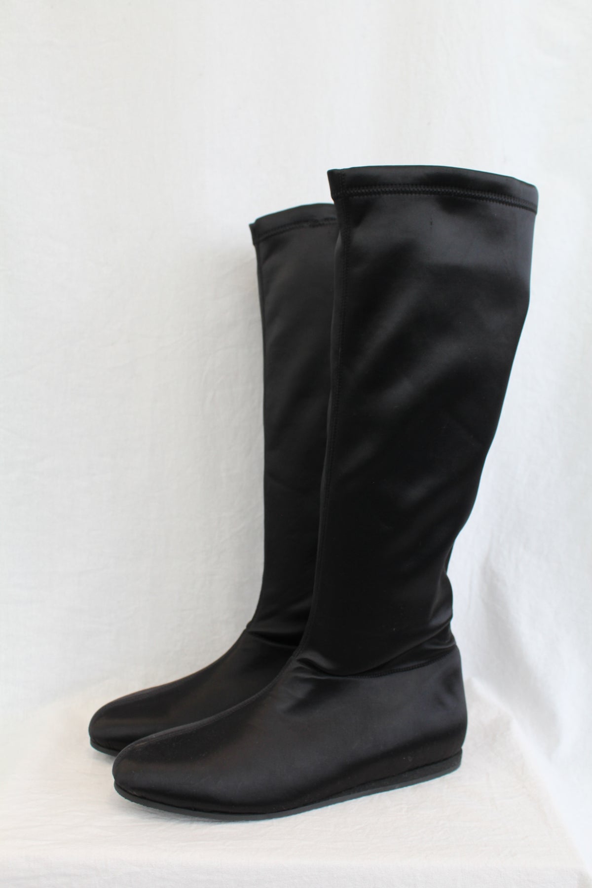 Tibi - Satin Riding Boots