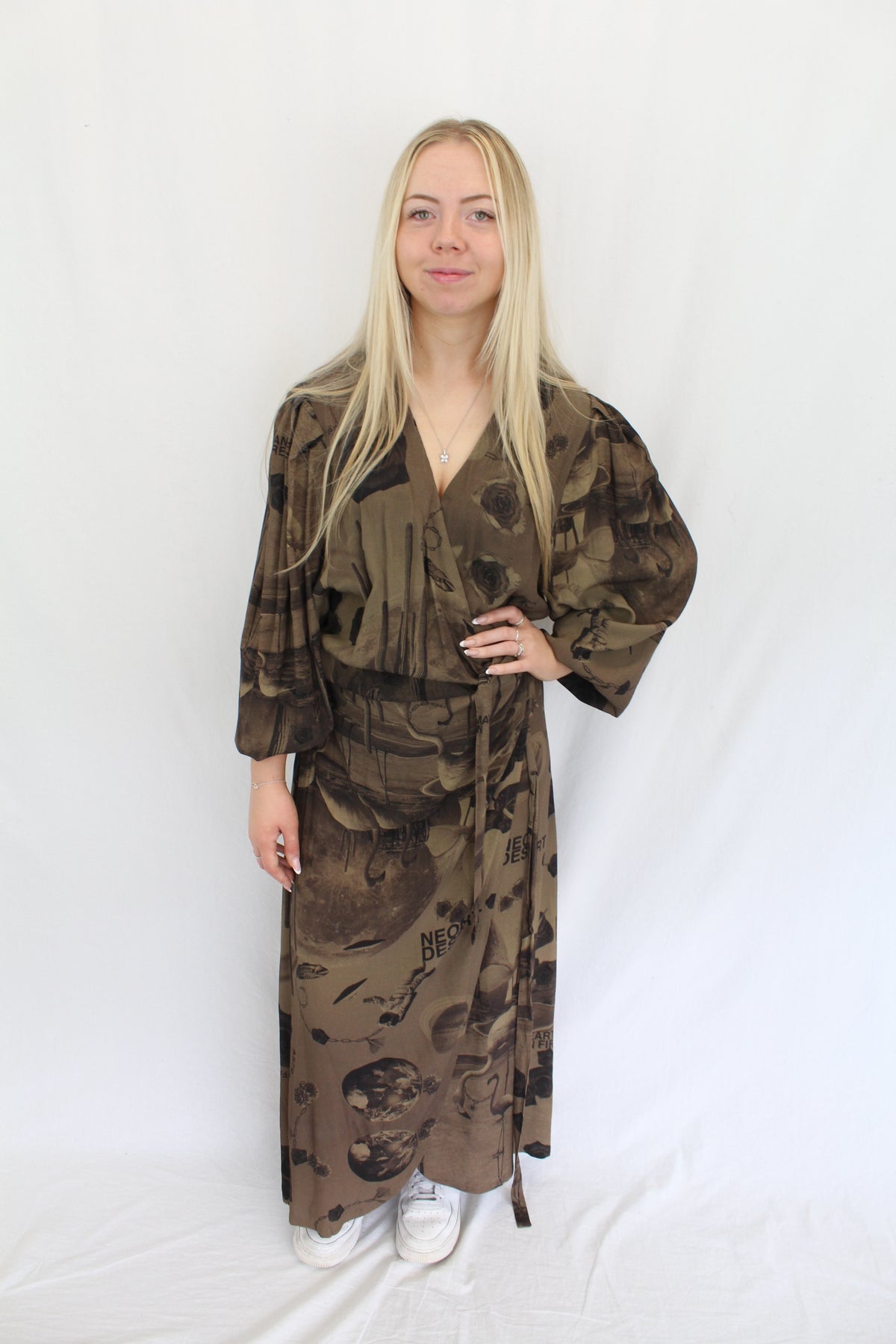 Salasai - Patterned Wrap Dress