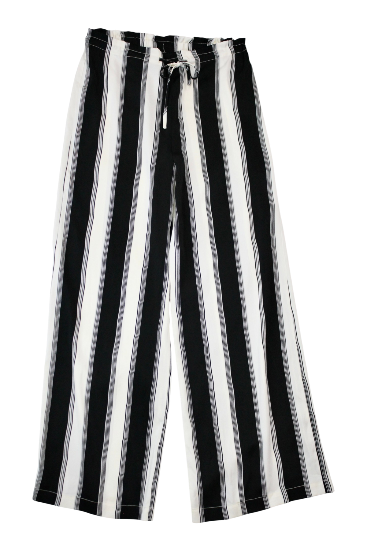 Moochi - Striped Satin Pants