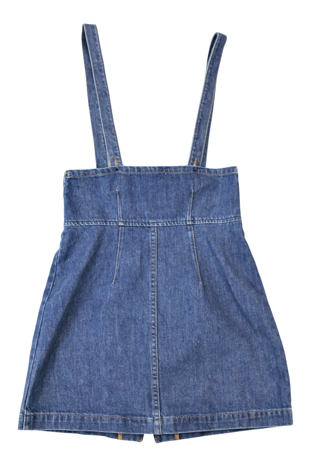 Reformation - Denim Overall Skirt