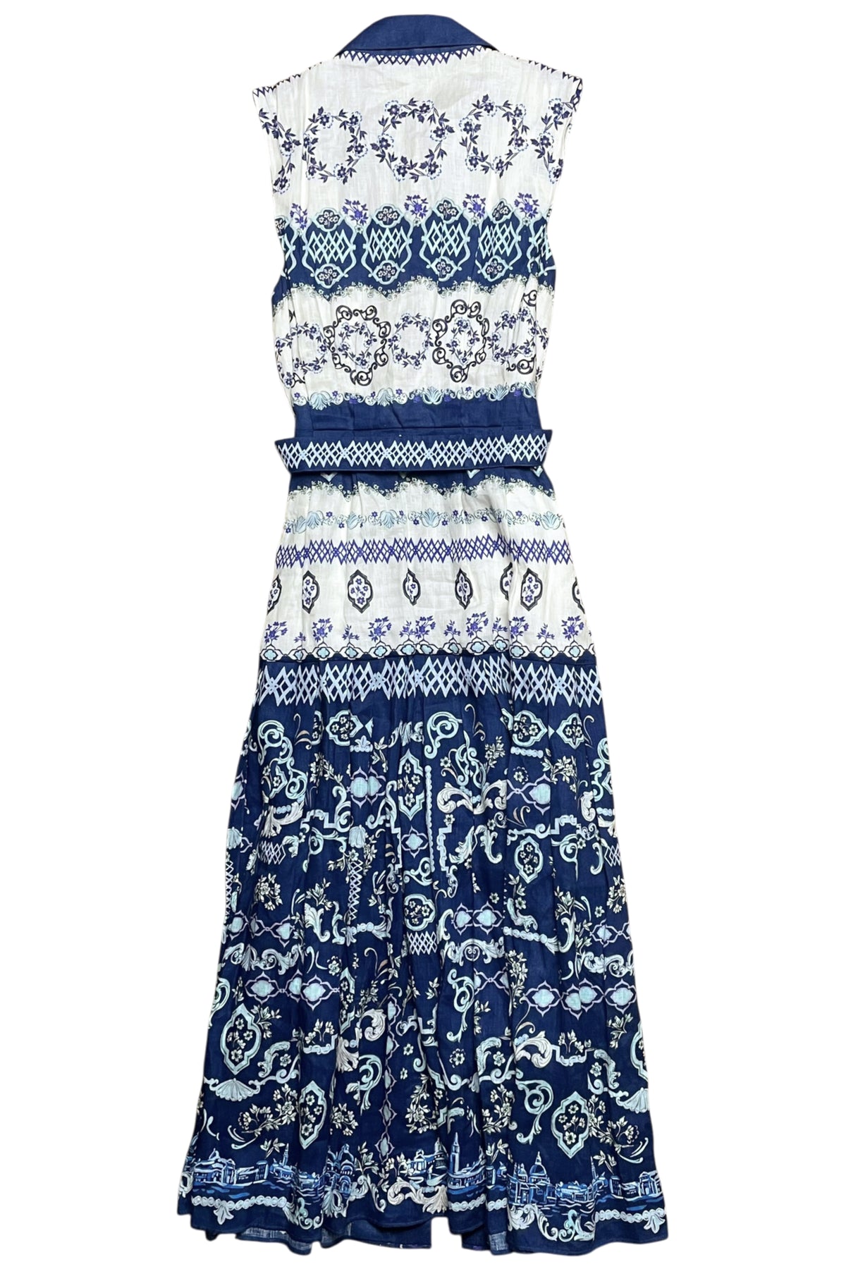 Saloni - Belted Maxi Dress