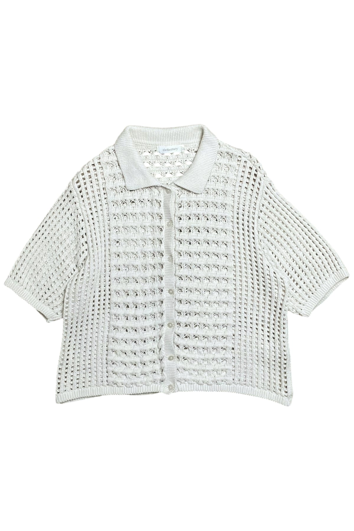 Elementary - Knit Button Front Top