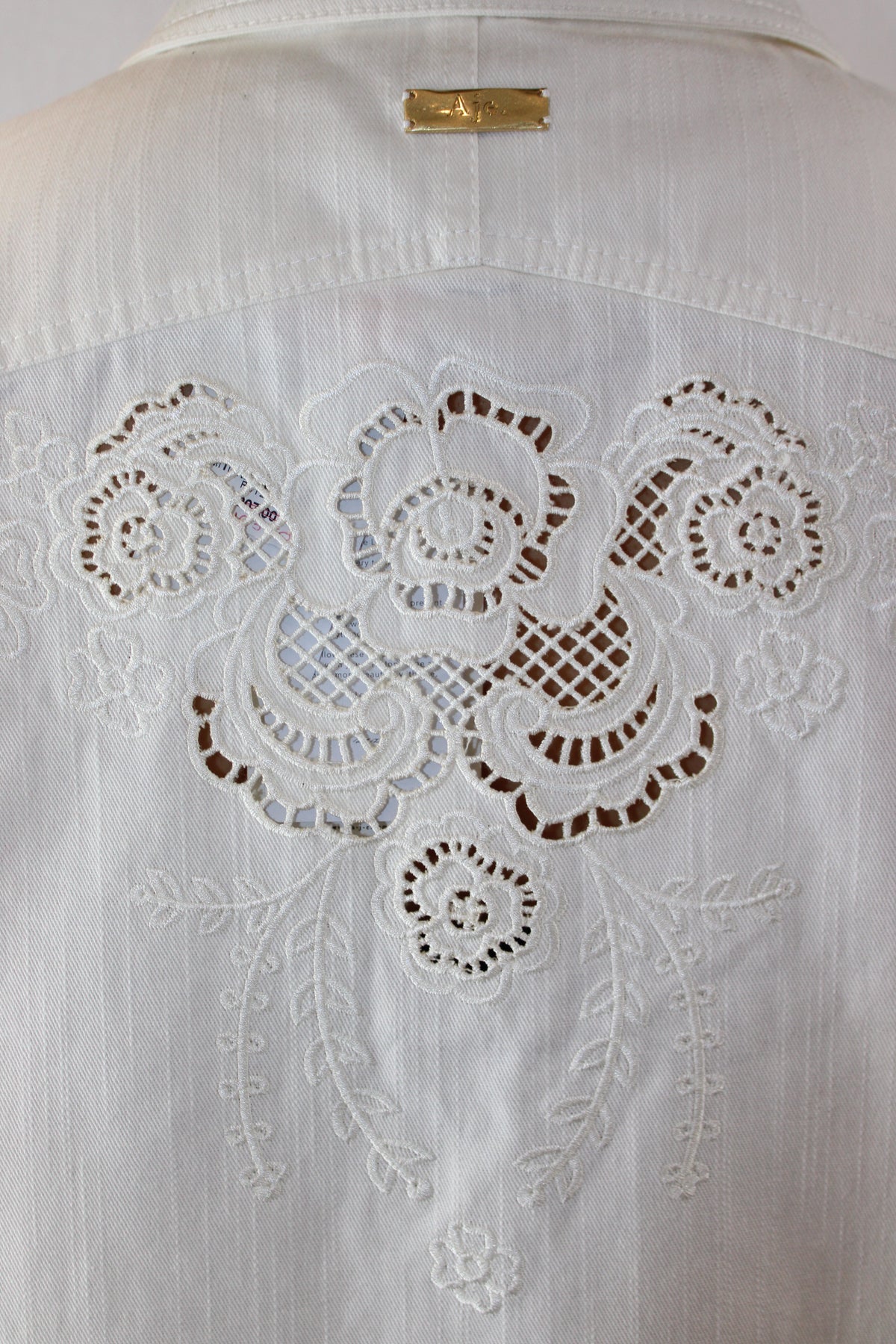 Aje - NWT "Halo" Embroidered Shirt
