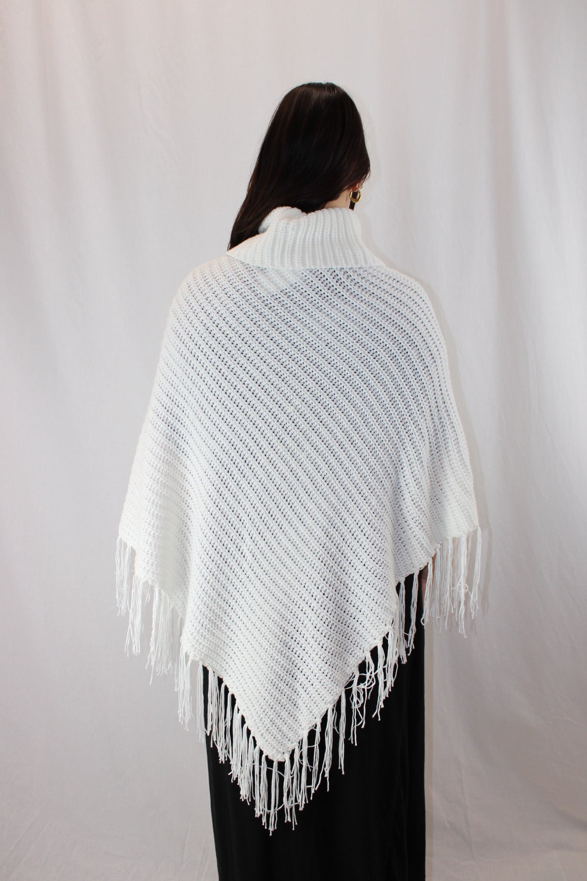 Esther - Knit Poncho