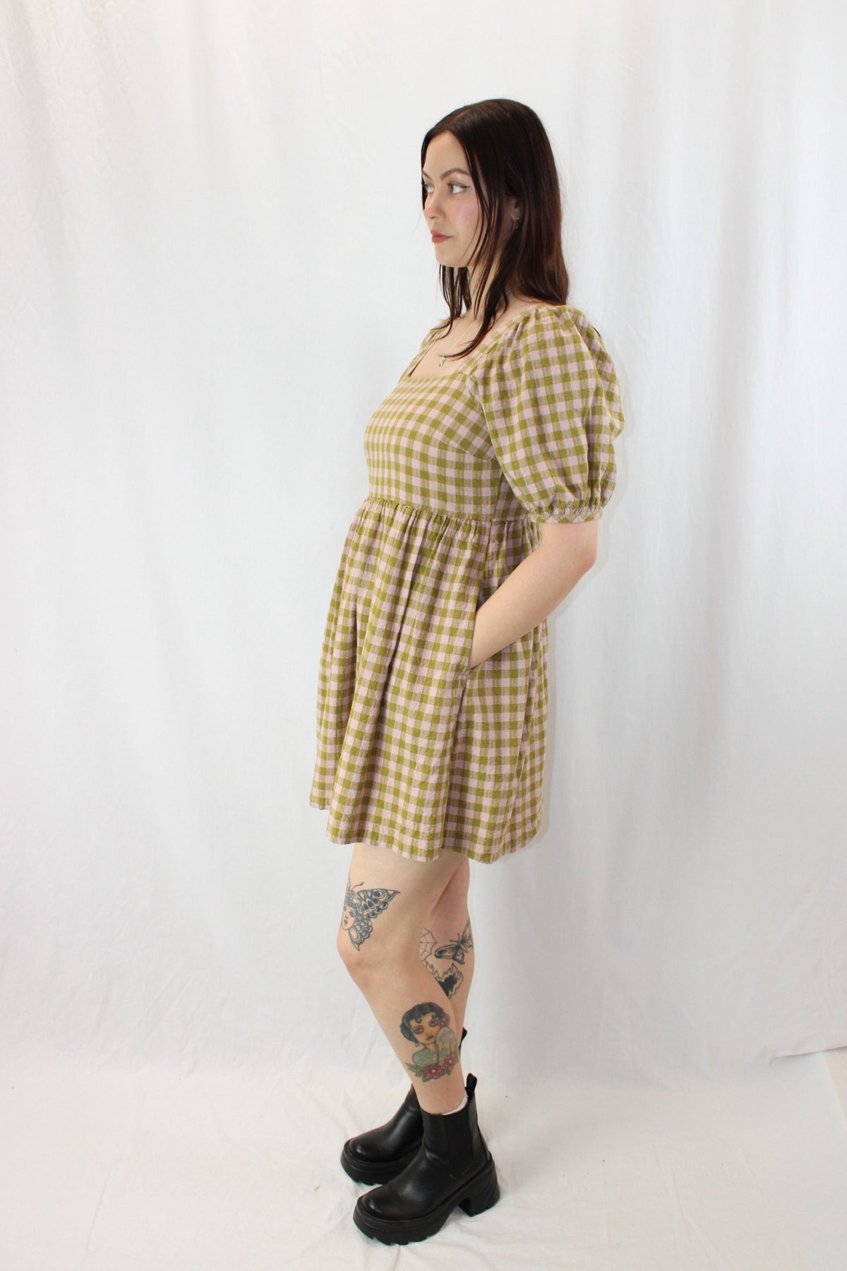 Madewell - Gingham Mini Dress
